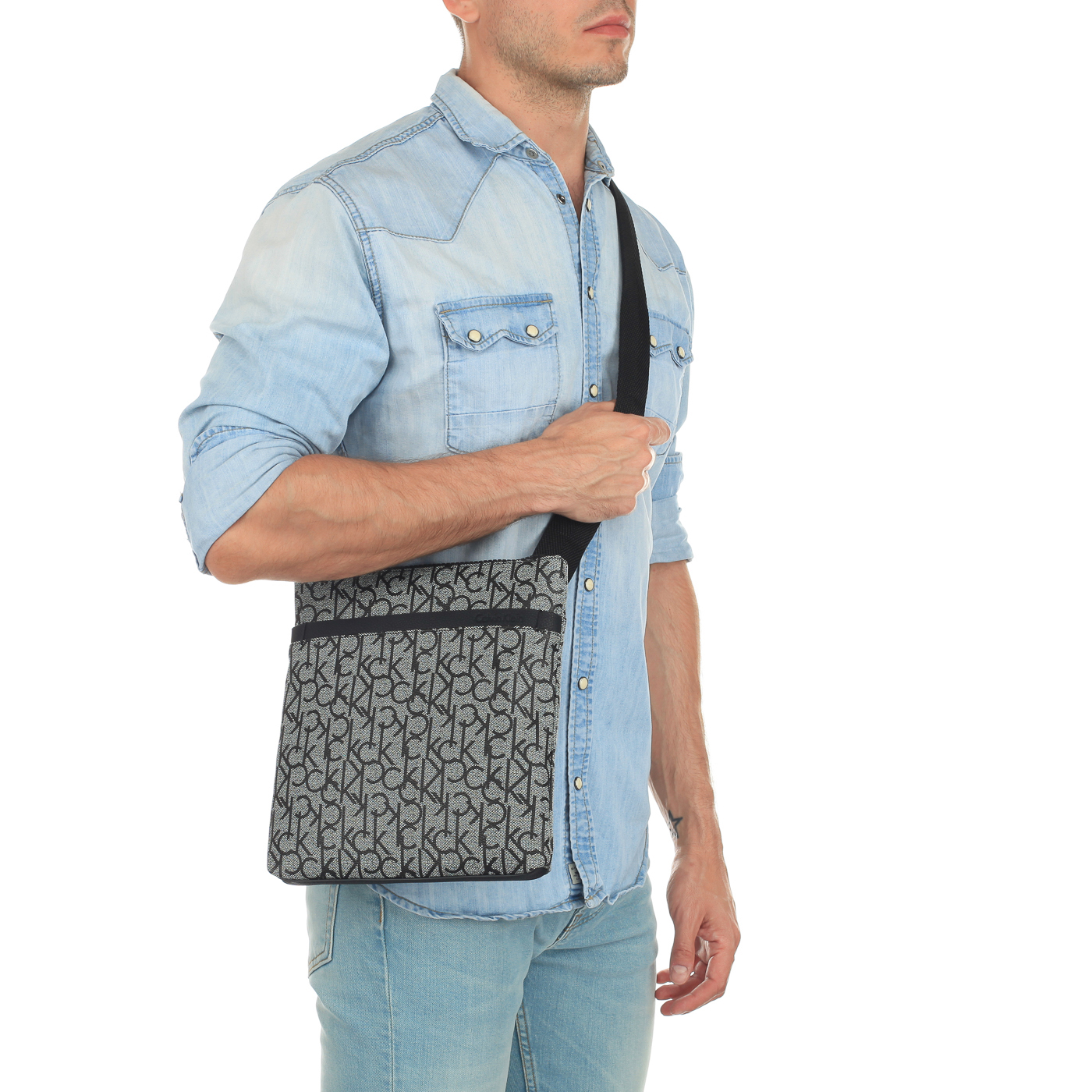 Мужская сумка на молнии Calvin Klein Jeans CK