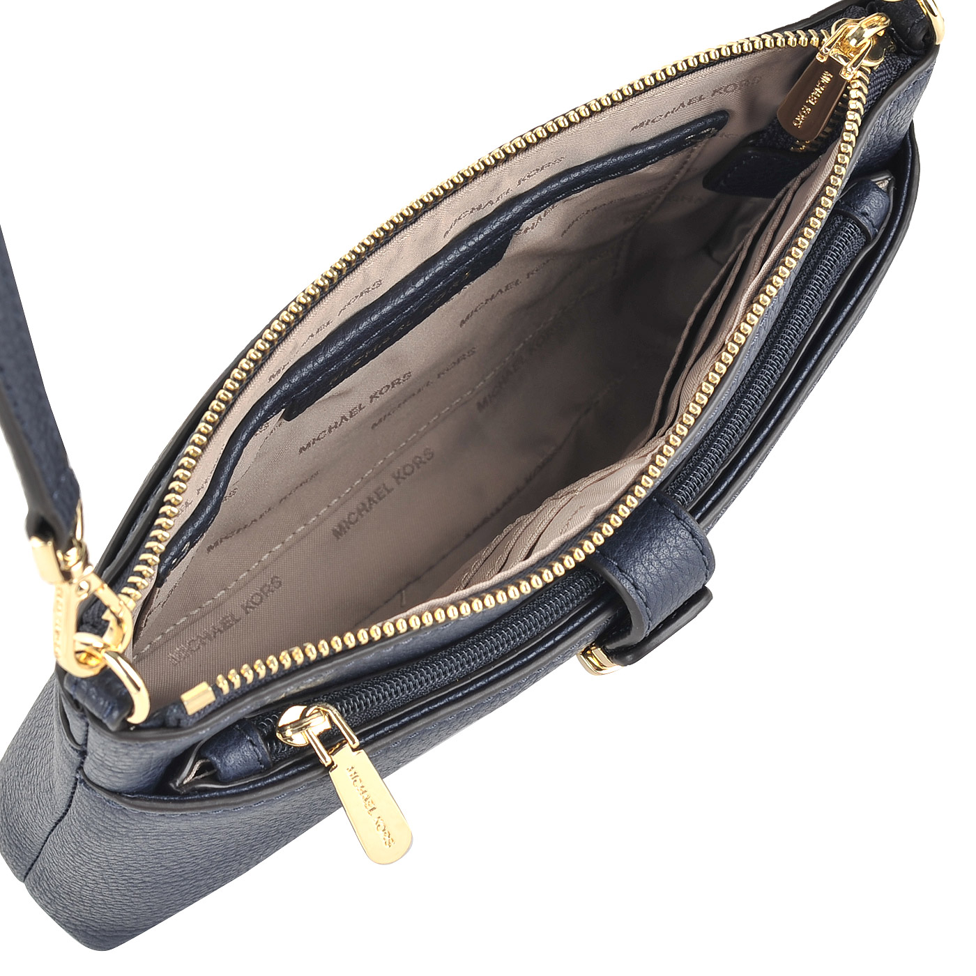 Маленькая кожаная сумка через плечо Michael Kors Mercer