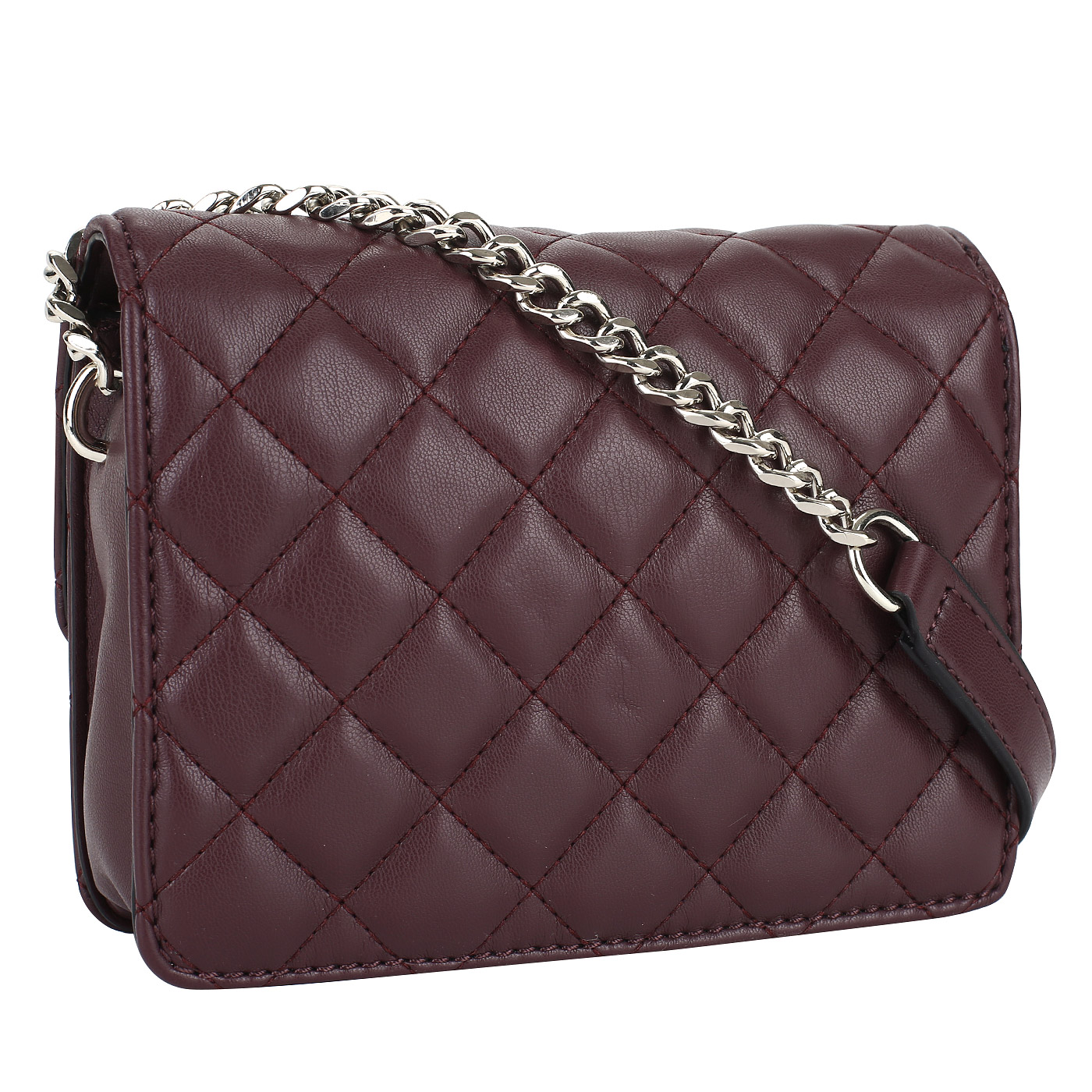 Бордовая сумочка Guess Victoria