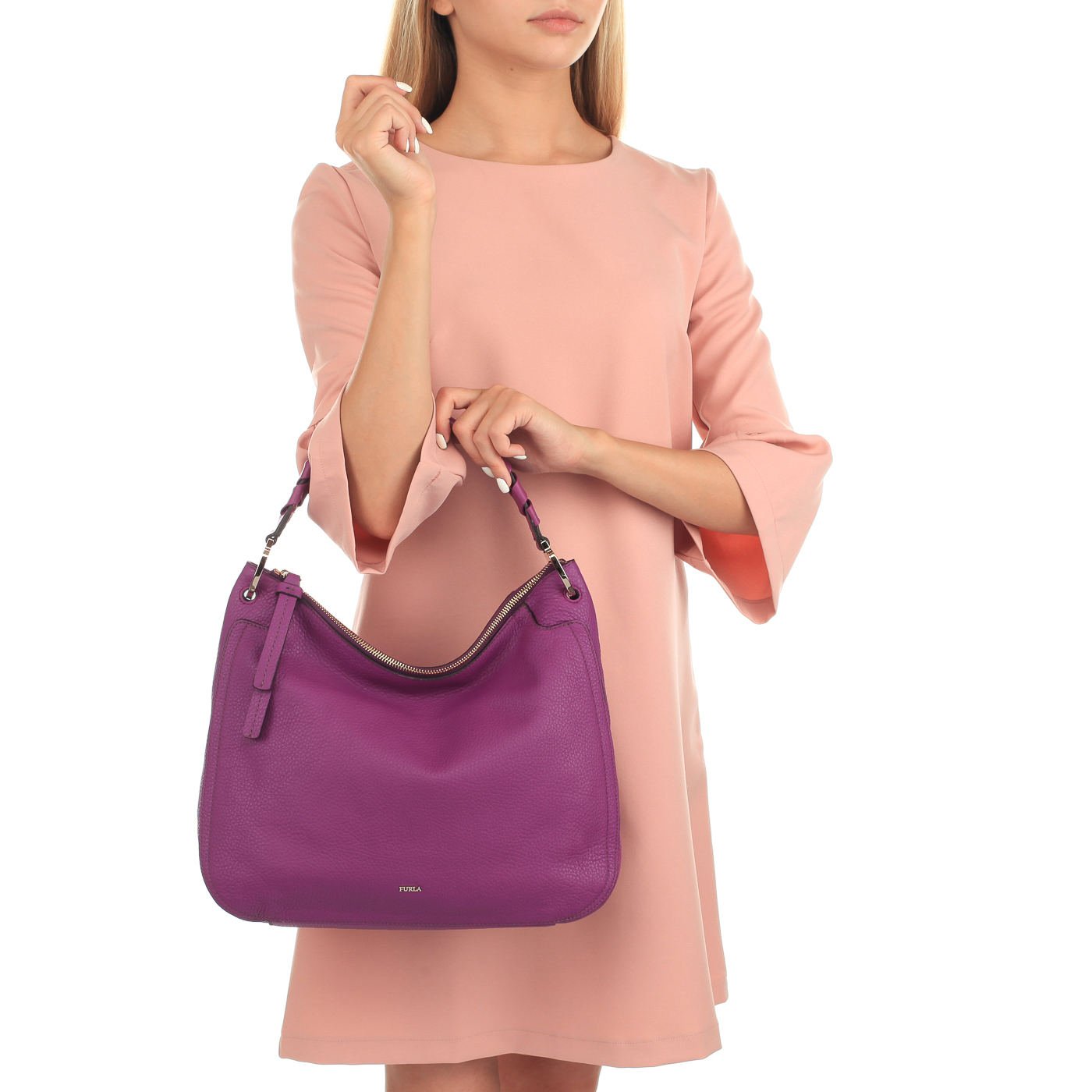 Сумка из мягкой кожи Furla Rialto