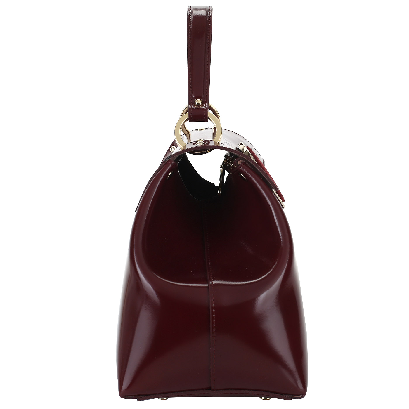 Бордовая сумка с откидным клапаном Gilda Tonelli Pad Eco