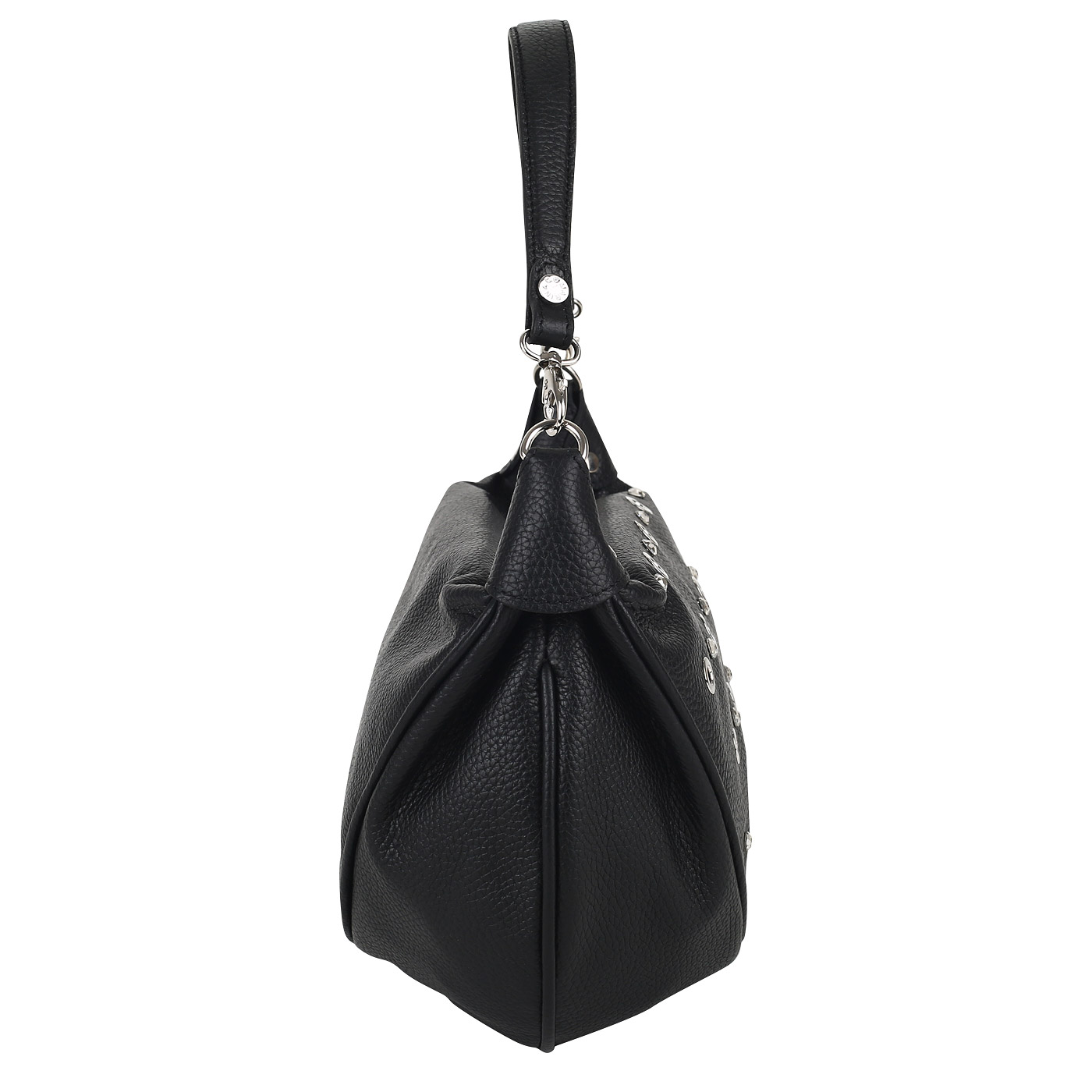 Сумка с клёпками и стразами Marina Creazioni 