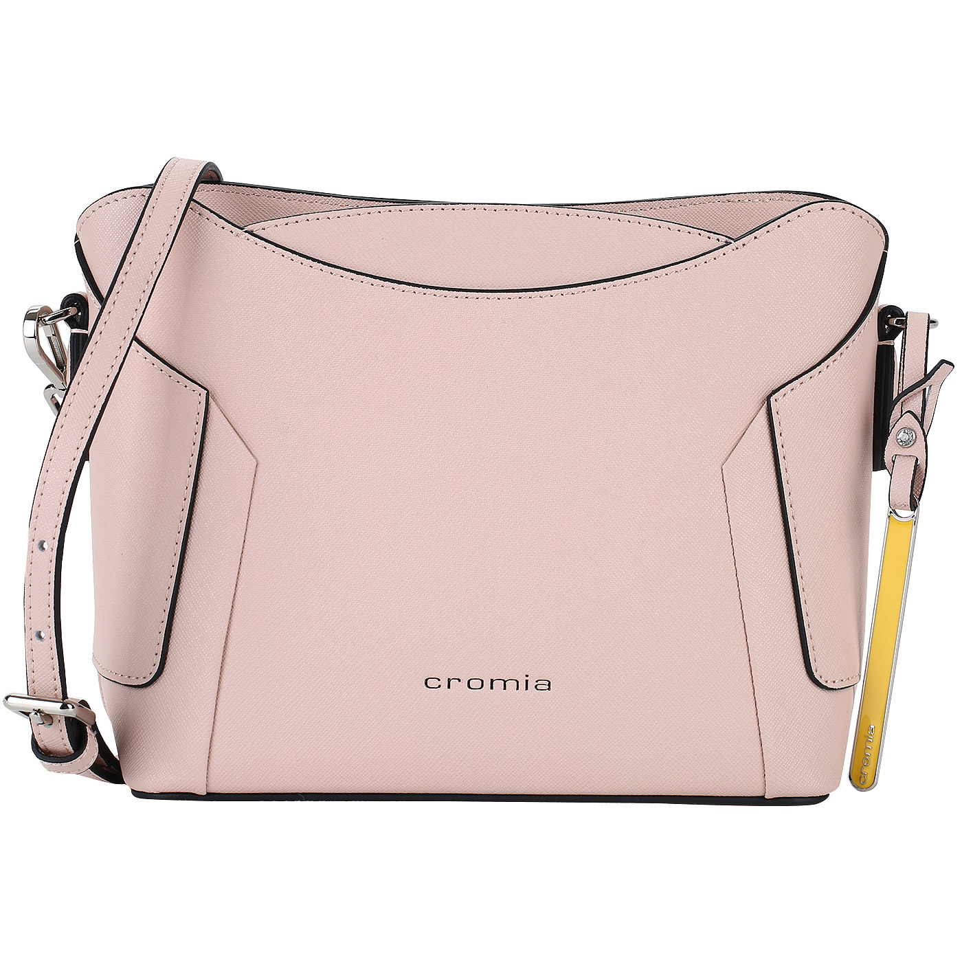 Cromia Аккуратная сумочка из розового сафьяна