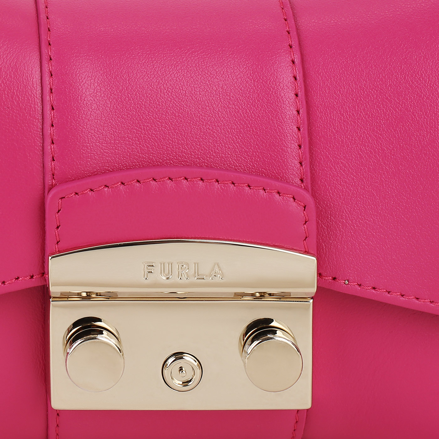 Кожаная сумка с цепочкой Furla Metropolis
