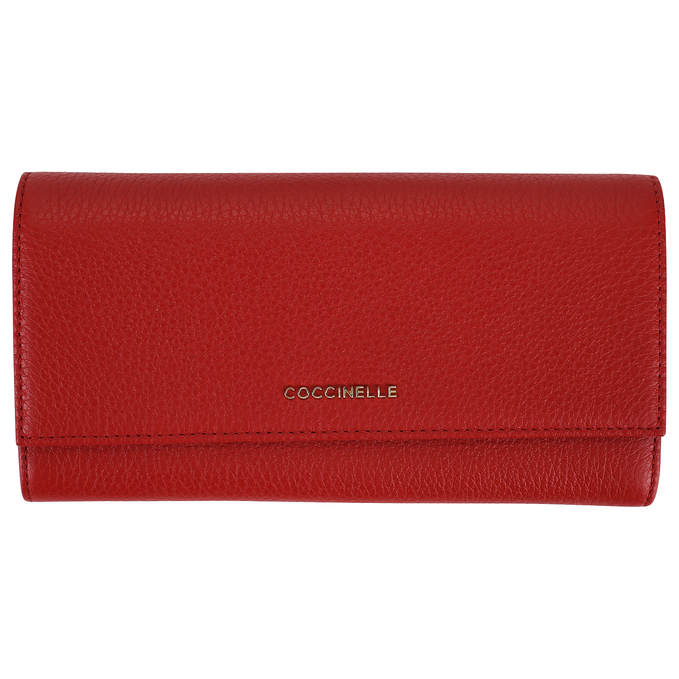 Coccinelle Красный кожаный кошелек