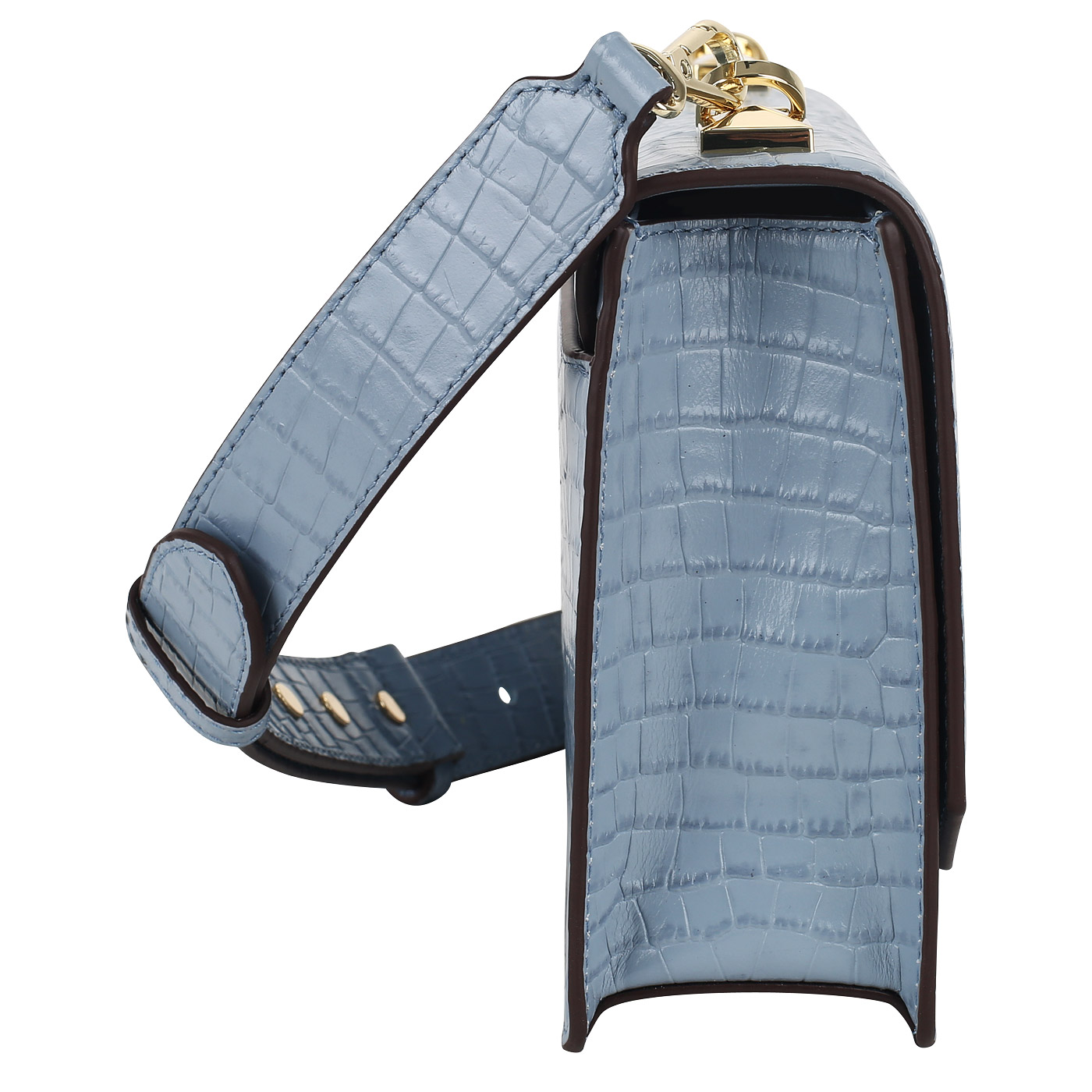 Сумка с отделкой под кожу крокодила DKNY Pearl