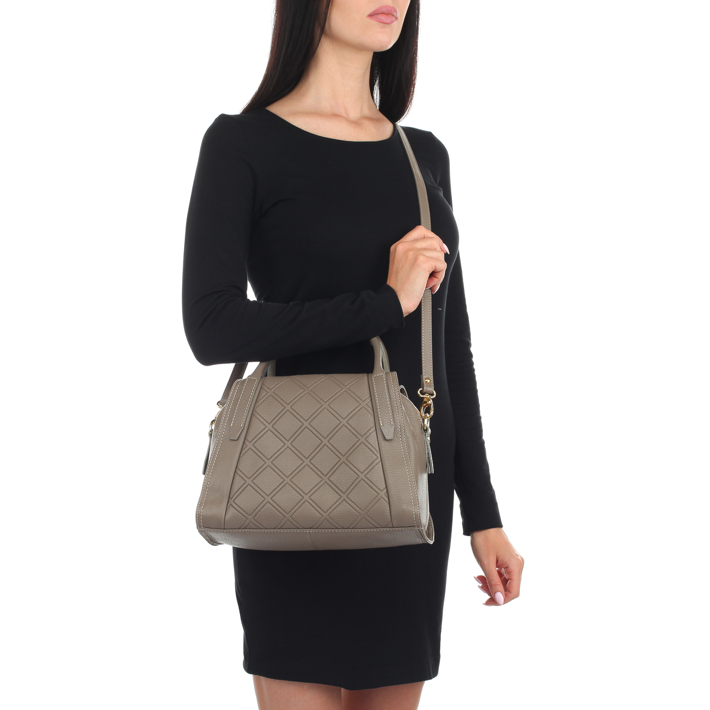 Стеганая сумка Bruno Rossi 