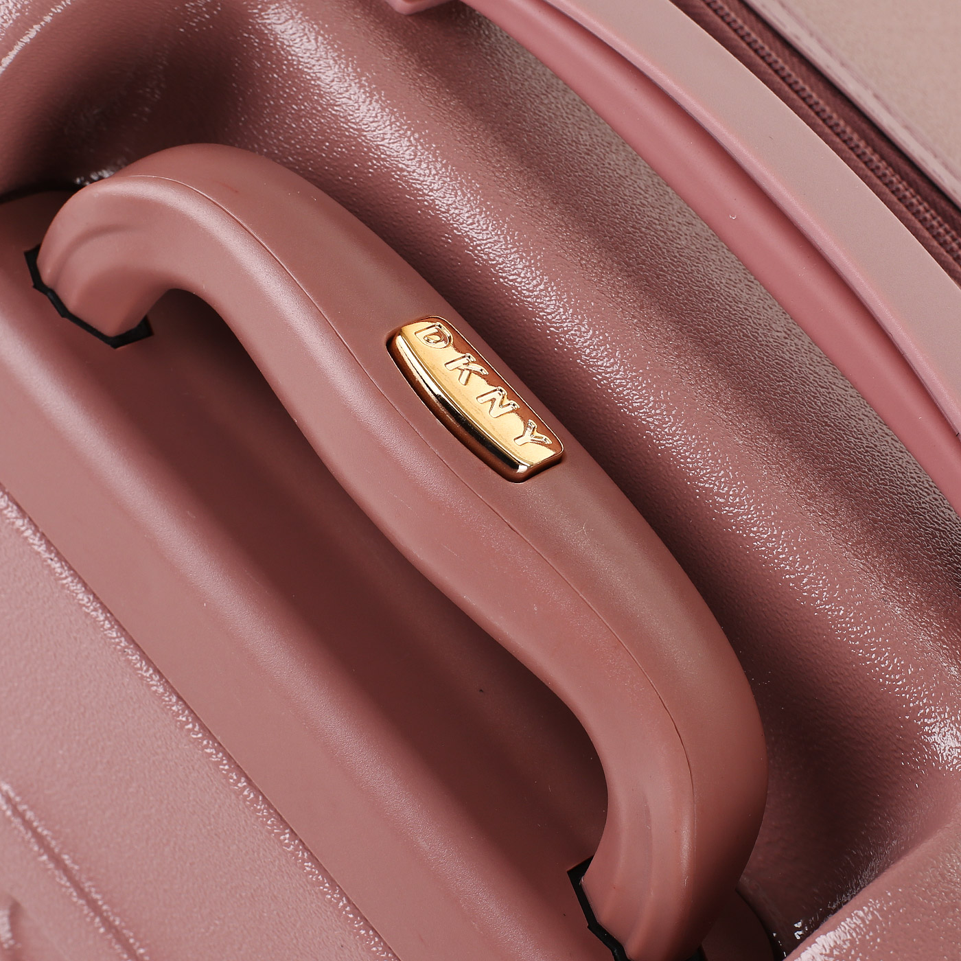 Чемодан маленький S из ABS-пластика с кодовым замком DKNY DKNY-014 Metal Logo