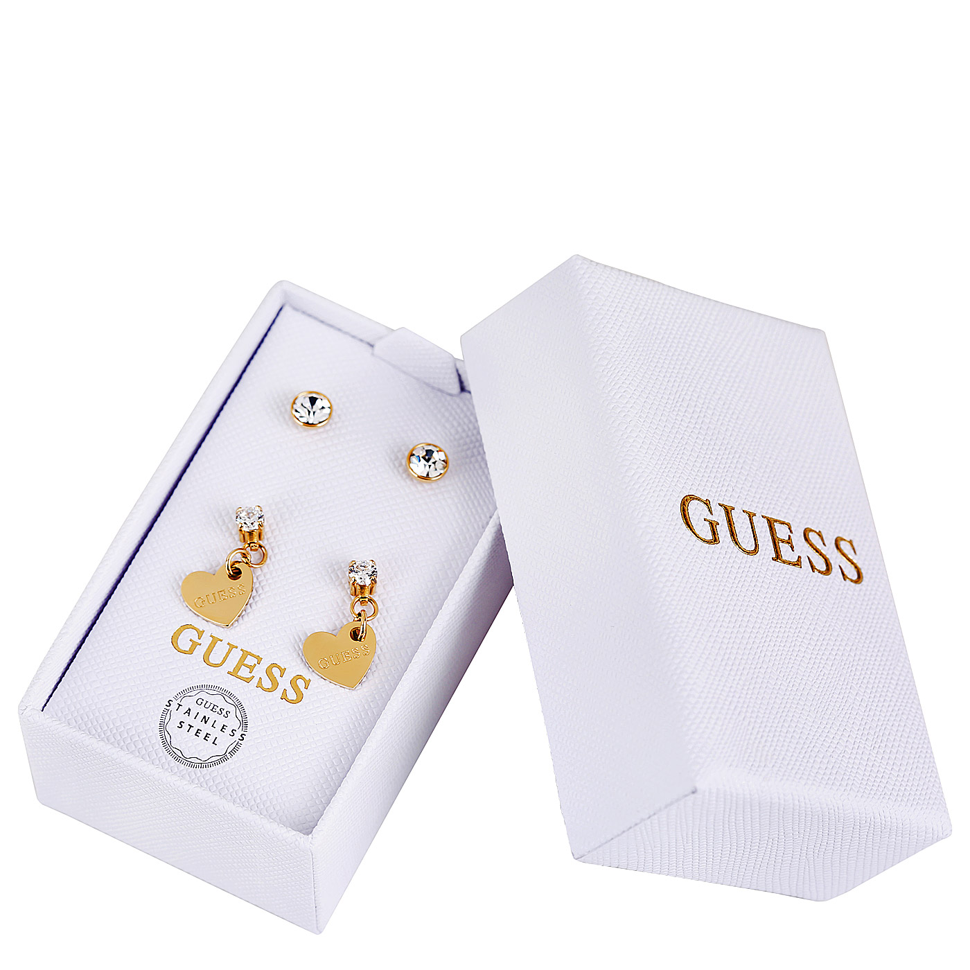 Серьги-гвоздики Guess 