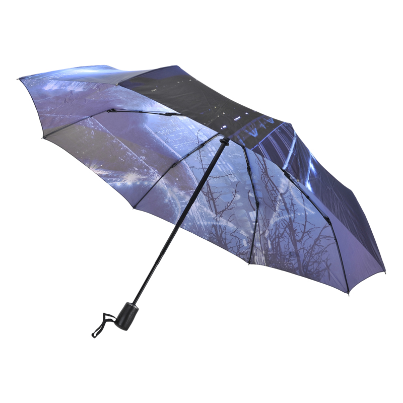 Складной зонт с принтом Raindrops 