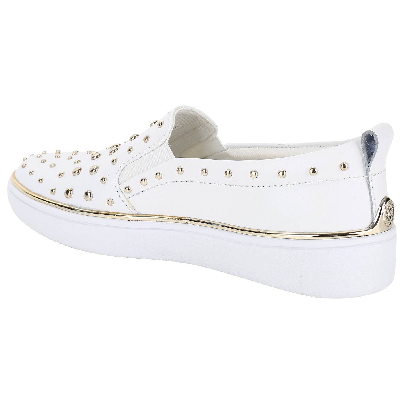 Белые женские слипоны Guess Glorienne