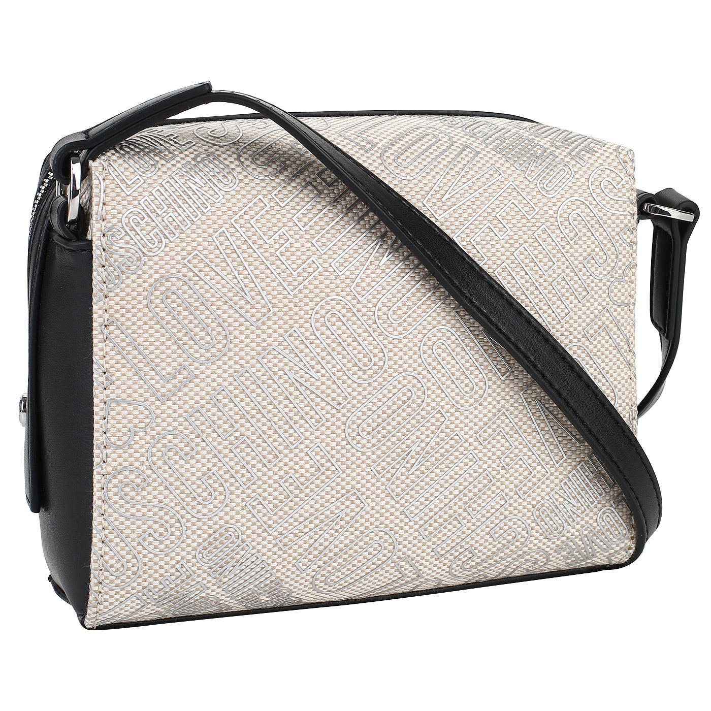 Женская комбинированная сумочка Love Moschino Embossed canvas
