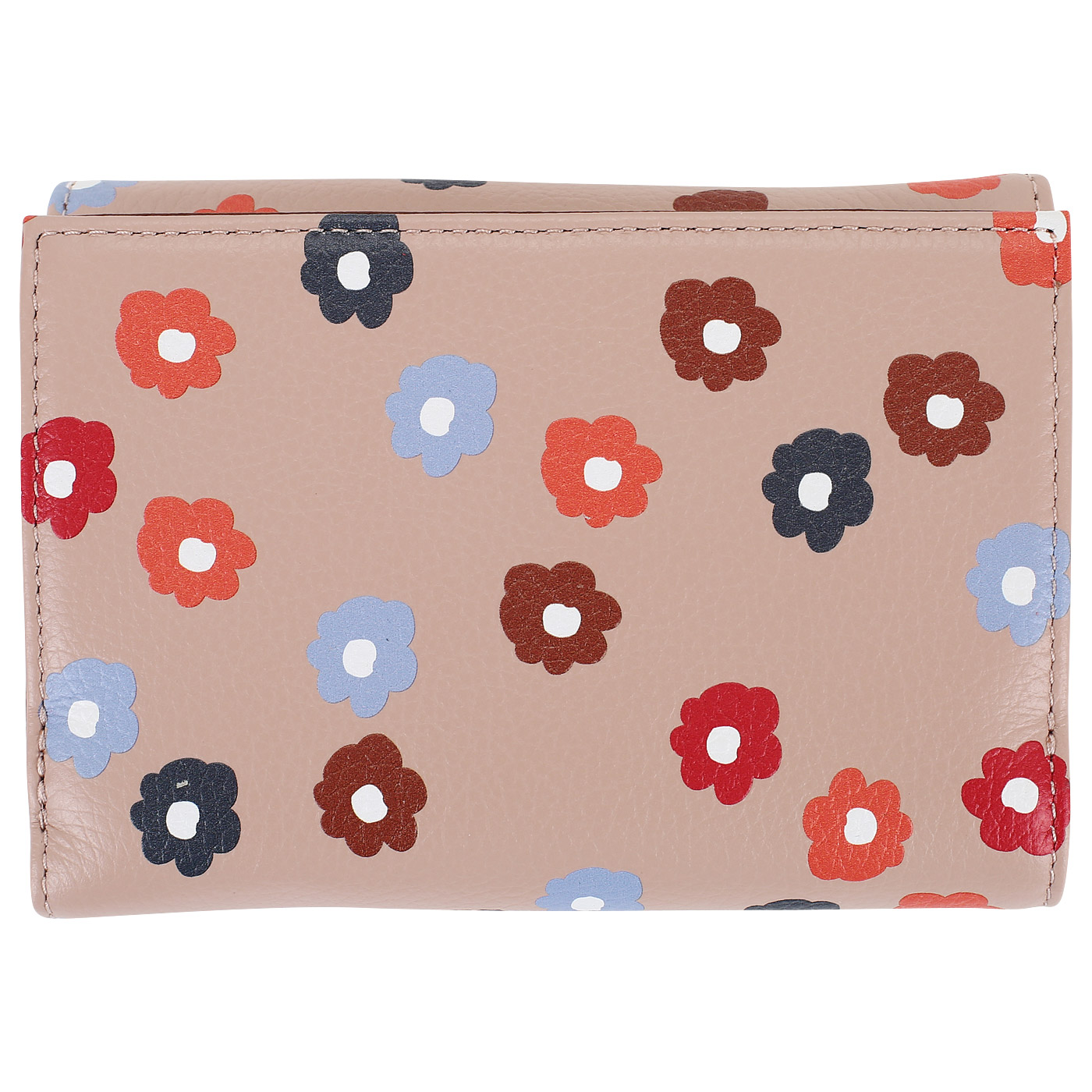 Женский кожаный кошелек с принтом Coccinelle Espiegle Flower print