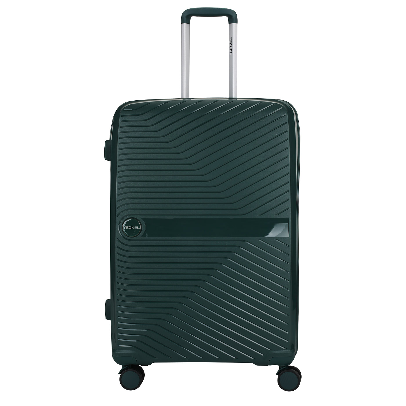 Чемодан большой L из полипропилена с кодовым замком Teckel Skydriver