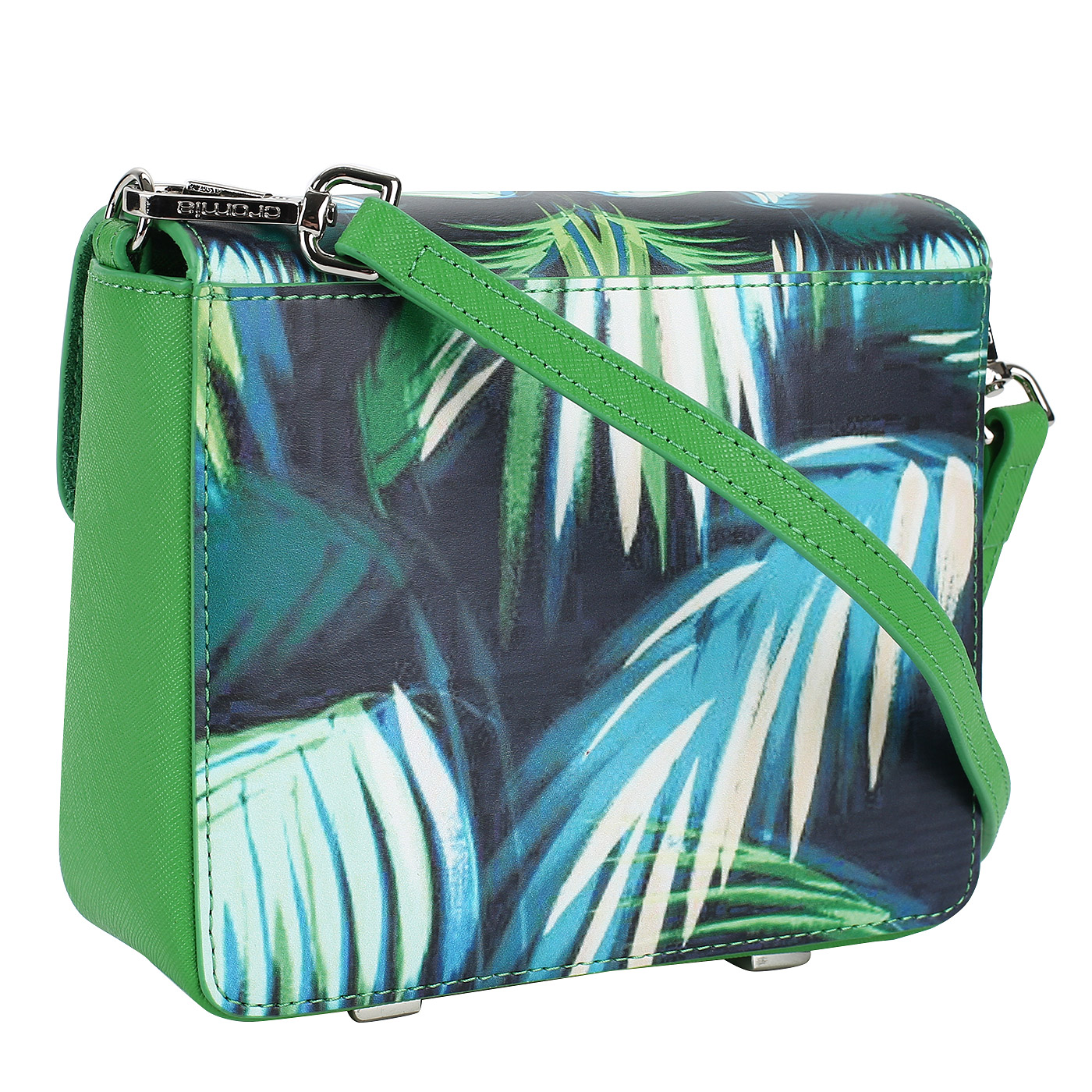 Женская кожаная сумочка с принтом Cromia It tropic