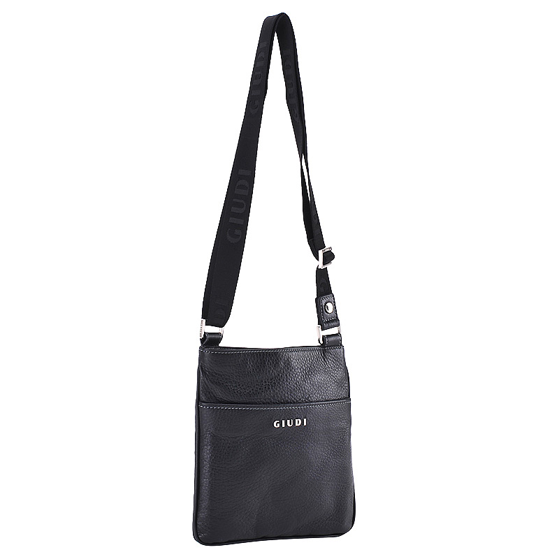 Мужская кожаная сумка через плечо Giudi 
