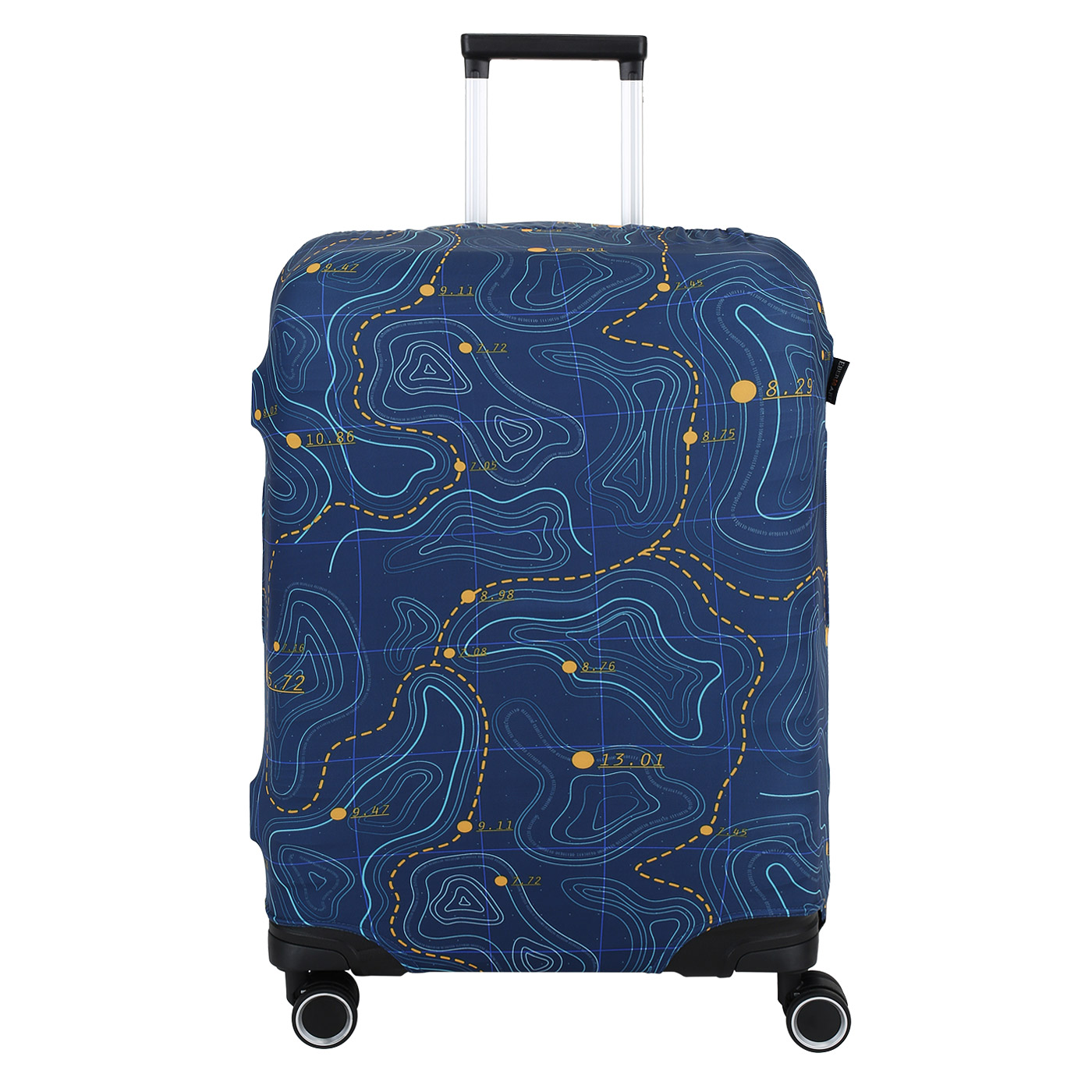Чехол для чемодана Eberhart Blue Topography