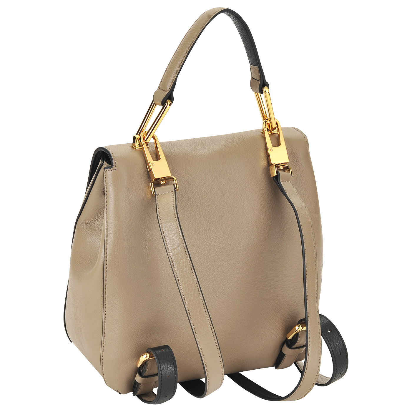 Кожаный рюкзак с откидным клапаном Coccinelle Liya