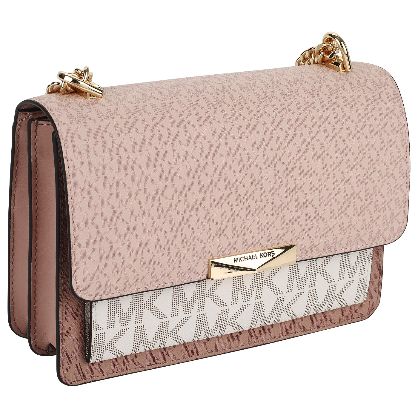 Комбинированная сумка с плечевой цепочкой Michael Kors Jade