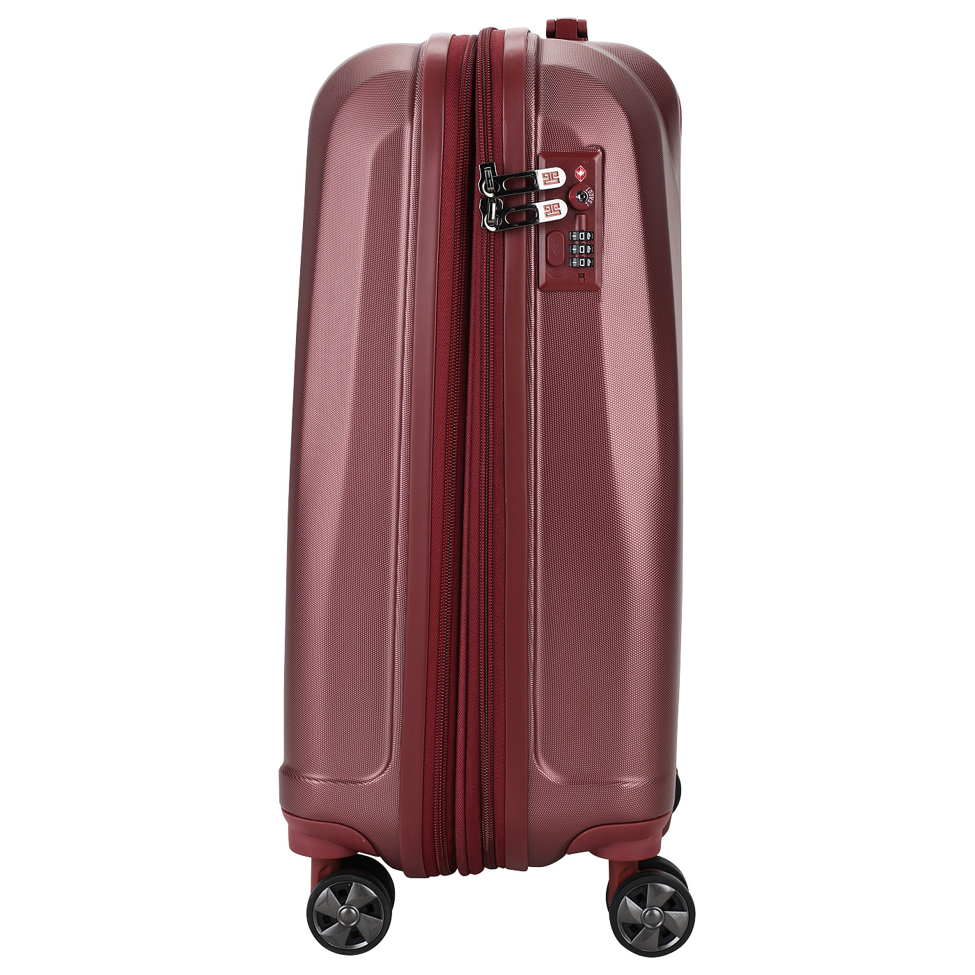 Чемодан маленький S из поликарбоната с кодовым замком Eberhart Emerald Glow-2