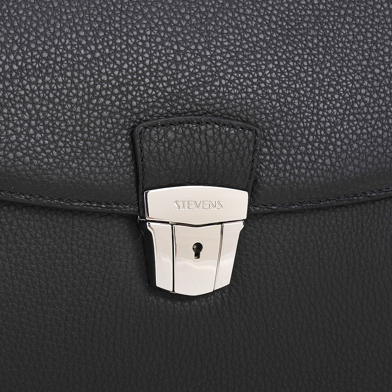 Мужской кожаный портфель Stevens