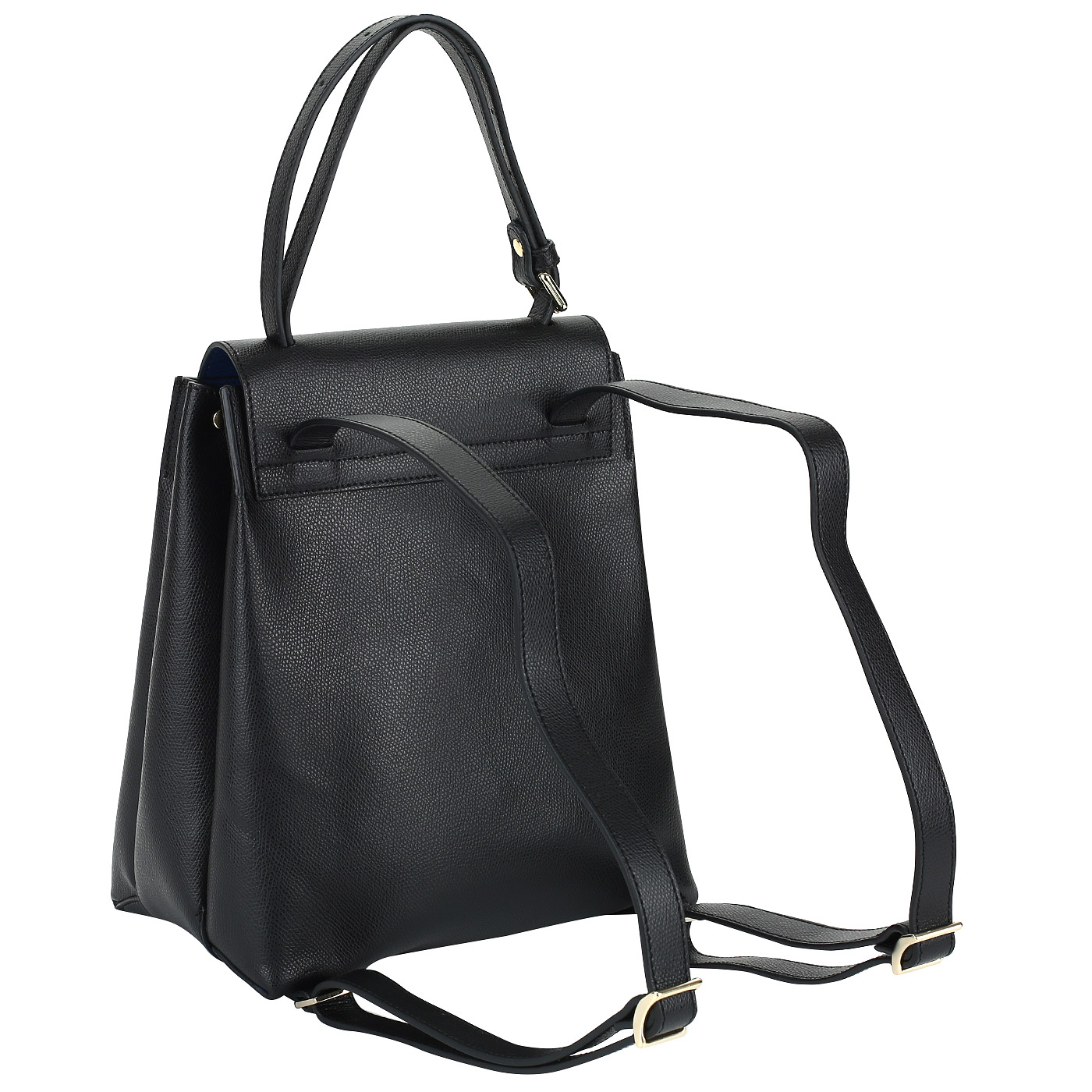 Черный женский рюкзак из натуральной кожи Carlo Salvatelli Lord