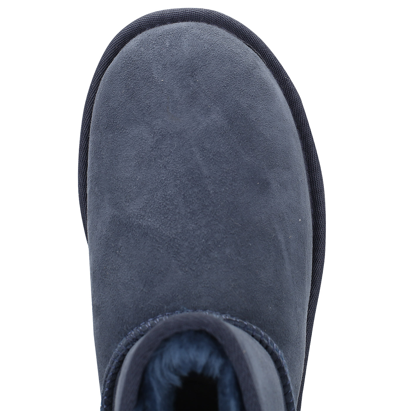 Голубые замшевые угги UGG Classic Mini II