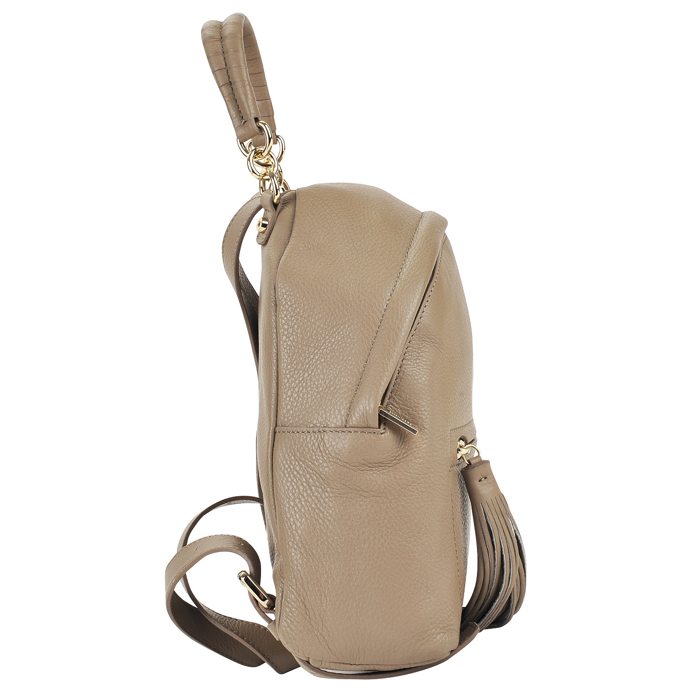 Женский кожаный рюкзак с одним отделом Coccinelle Leonie