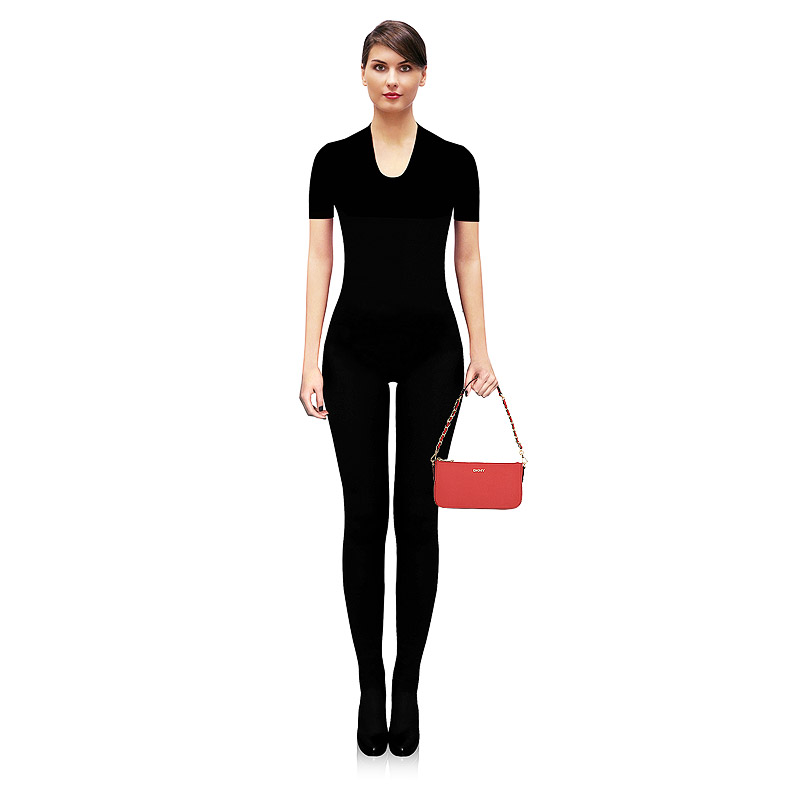 Женский кожаный клатч DKNY Saffiano