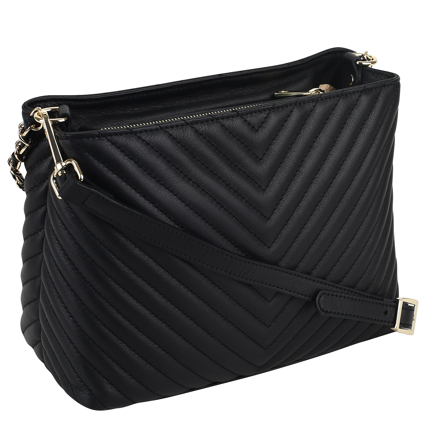 Стёганая кожаная сумка Piumelli Harper