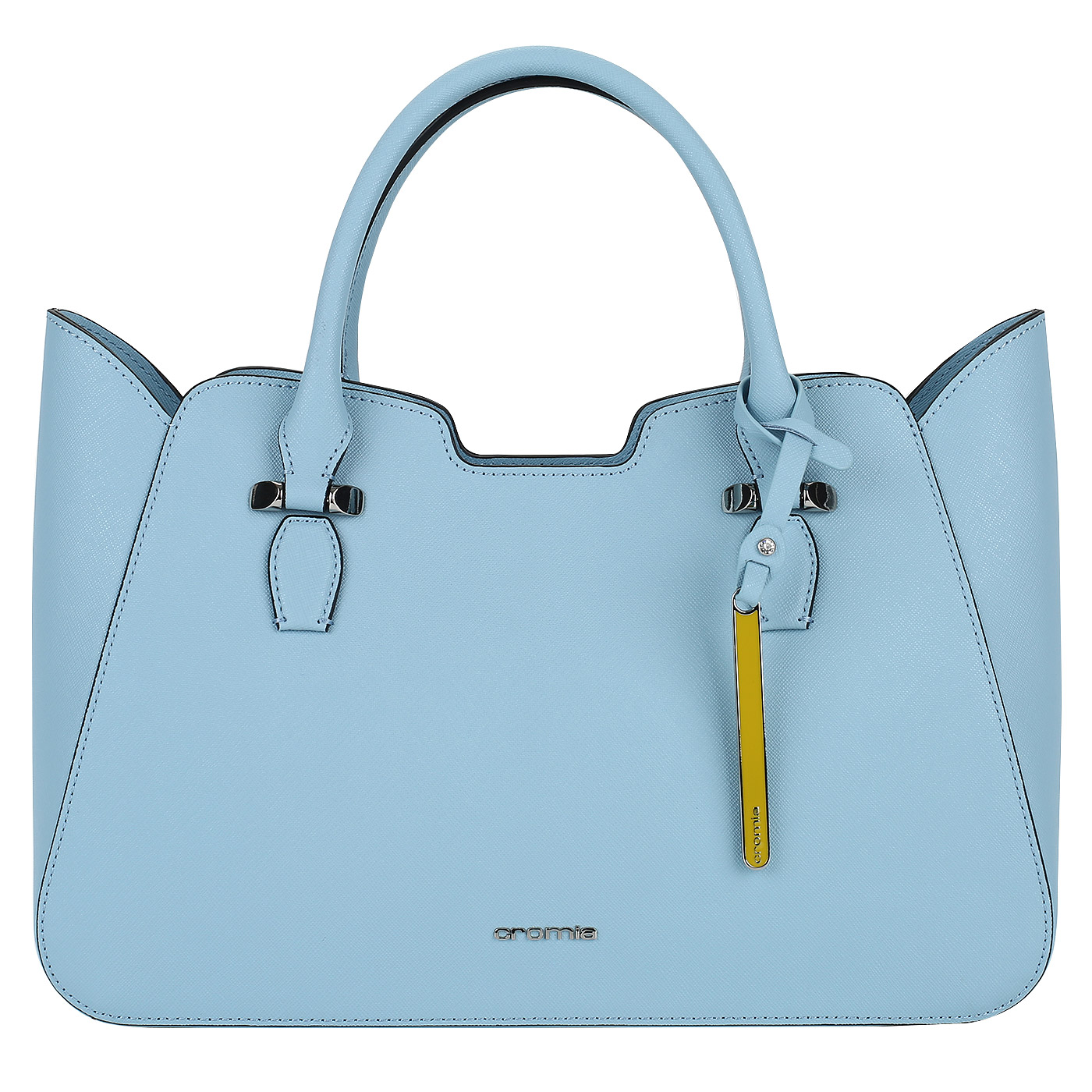 Cromia Женская сумка из голубого сафьяна
