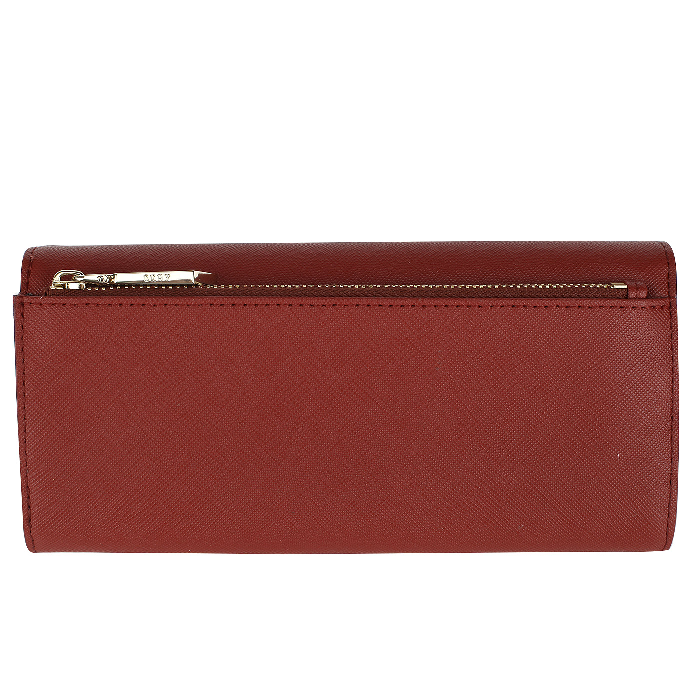 Женское портмоне из натуральной сафьяновой кожи DKNY Saffiano