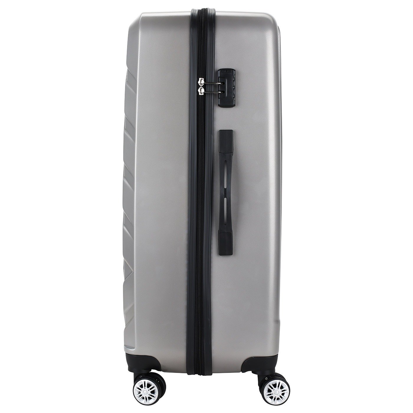 Серый чемодан с двумя отделами Global Case 