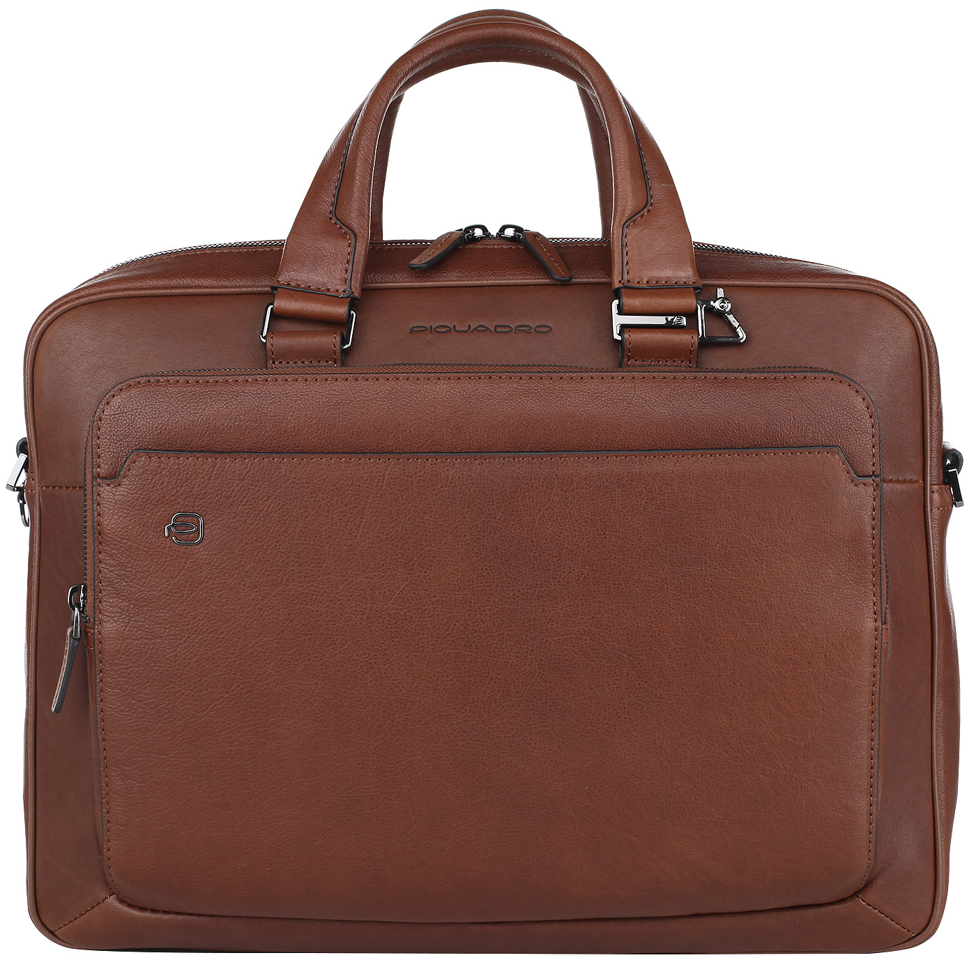 Piquadro Вместительная мужская сумка из натуральной кожи