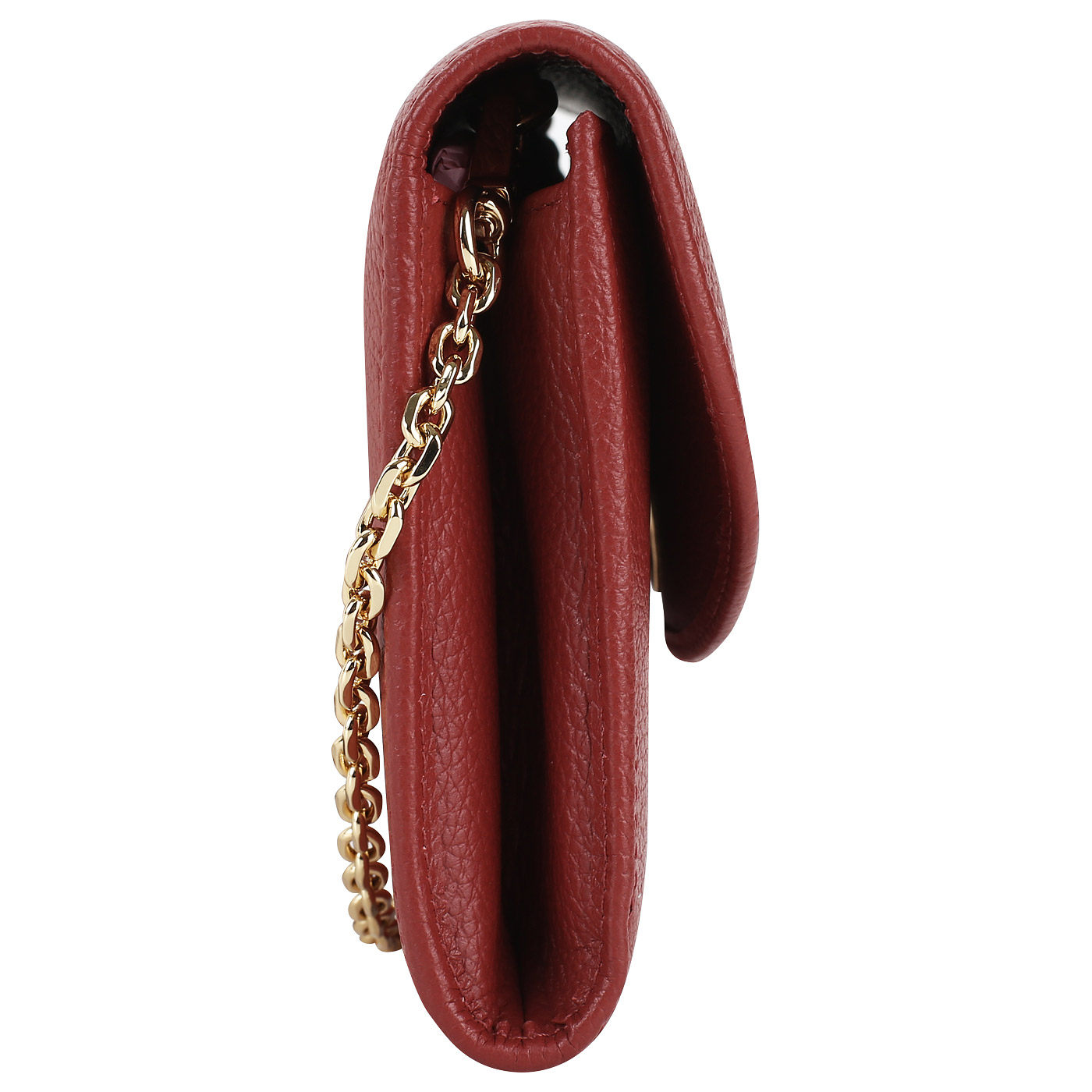 Клатч из кожи на кнопке Coccinelle Jalouse