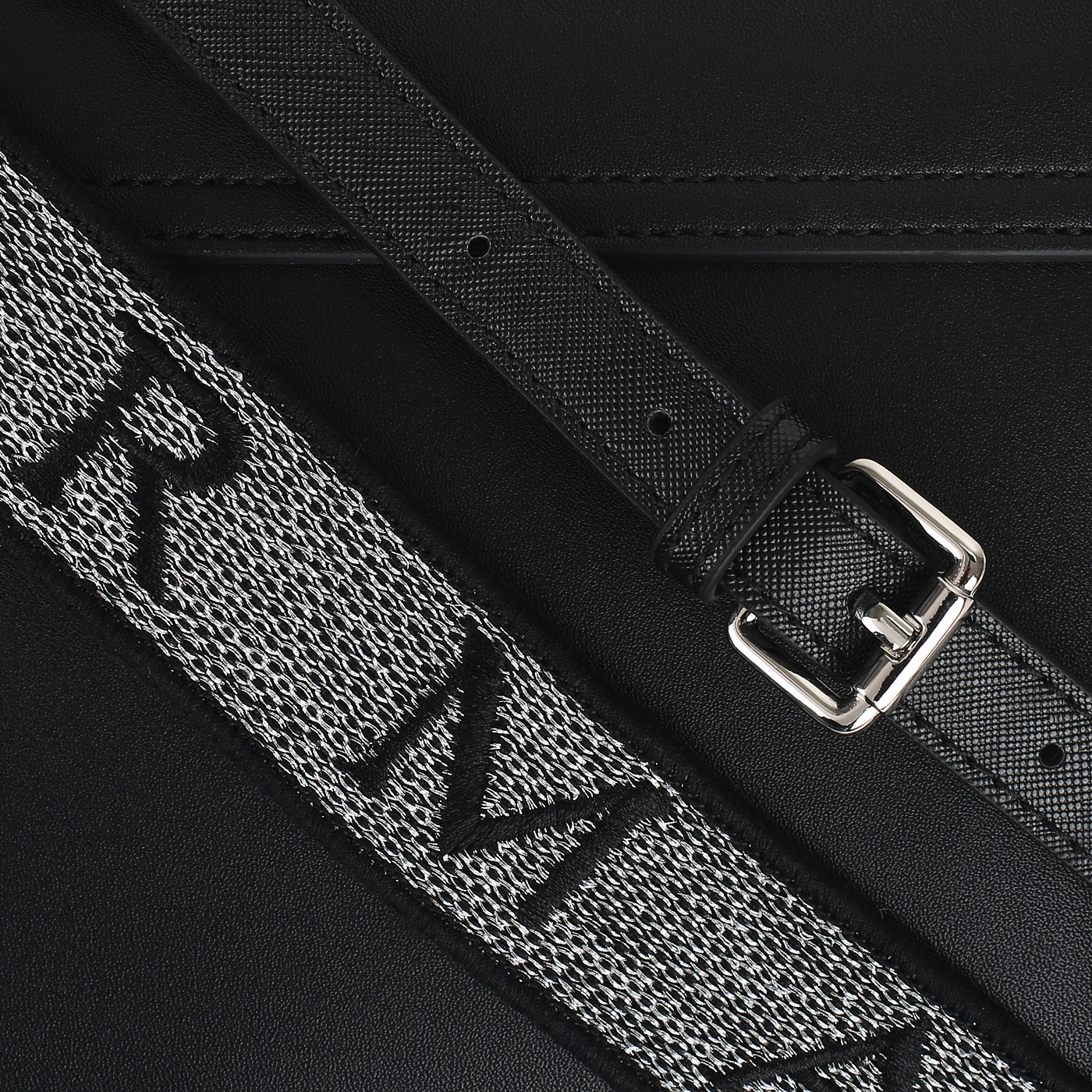 Сумка с текстильным ремешком Ermanno Scervino Leah