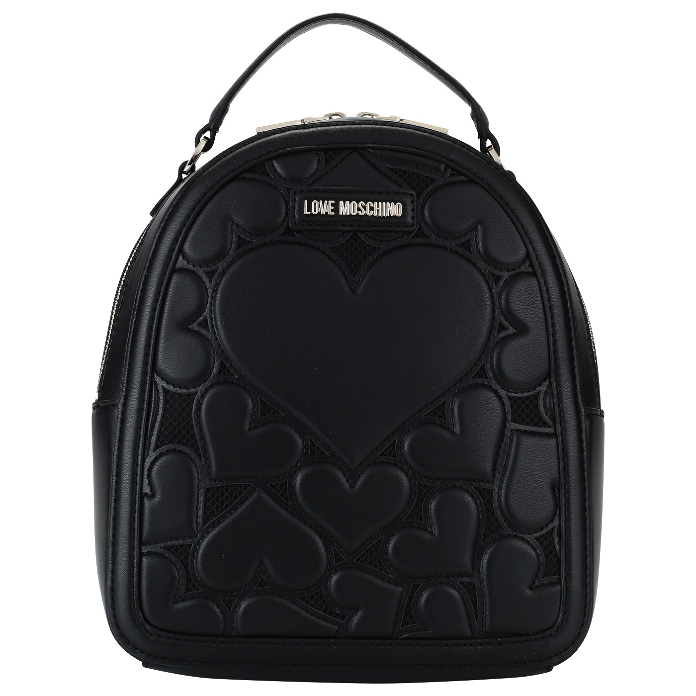 Love Moschino Черный женский рюкзак