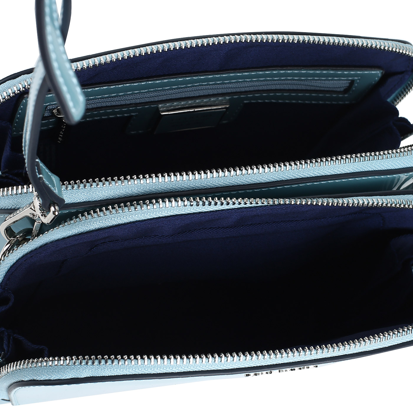 Лакированная женская сумочка на молнии Cromia Perlissima