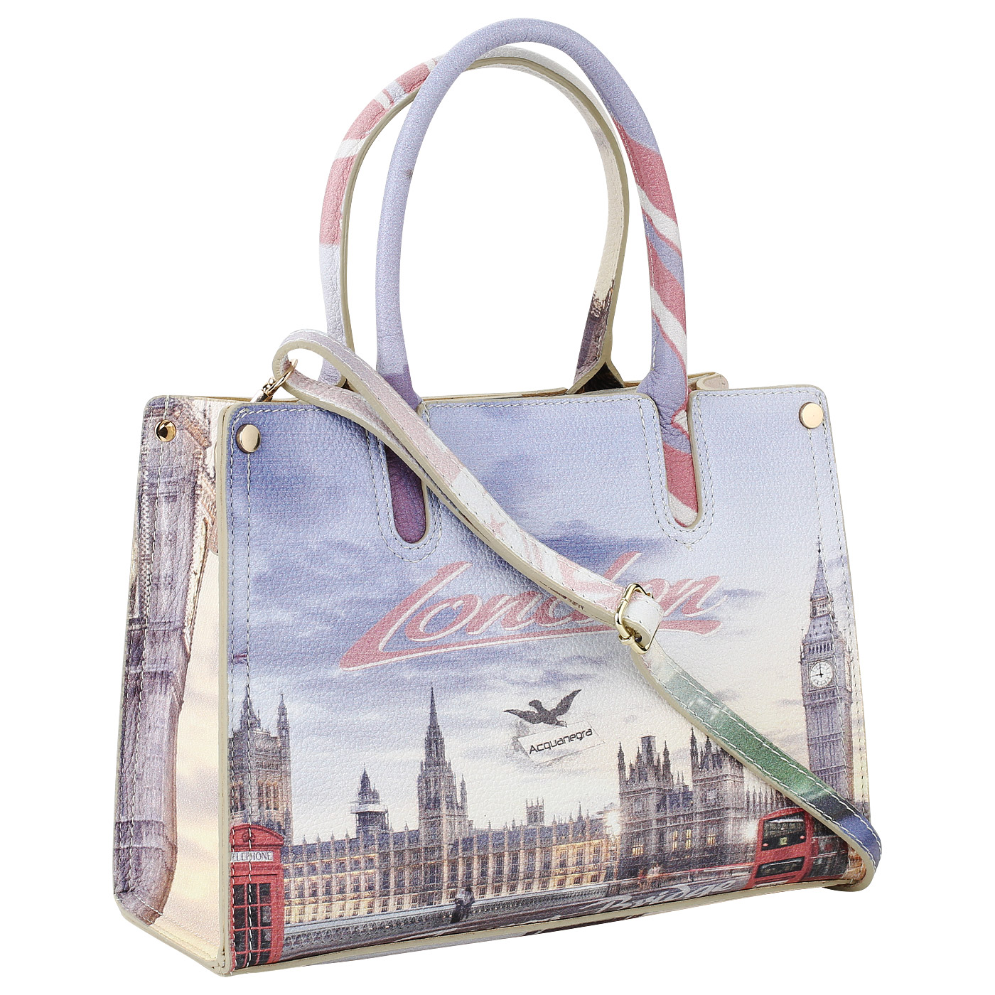 Классическая кожаная сумка Acquanegra London