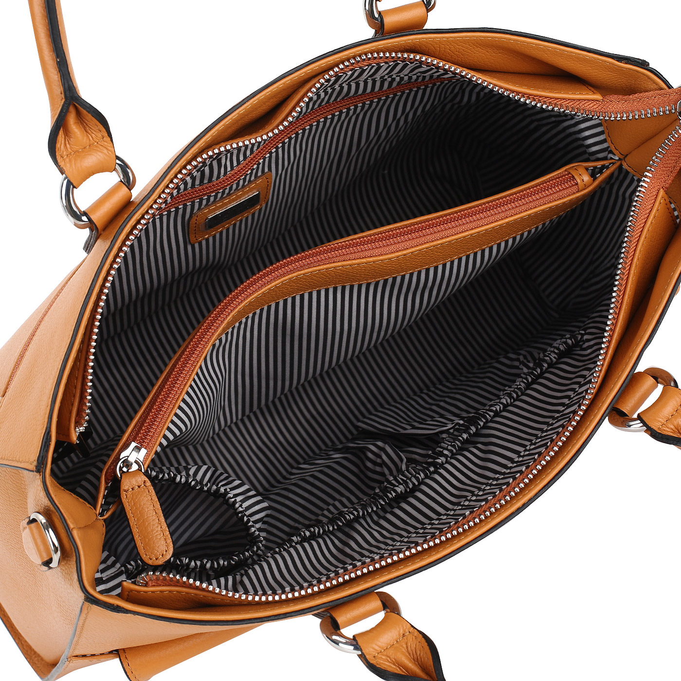 Оранжевая кожаная сумка Picard Equalize