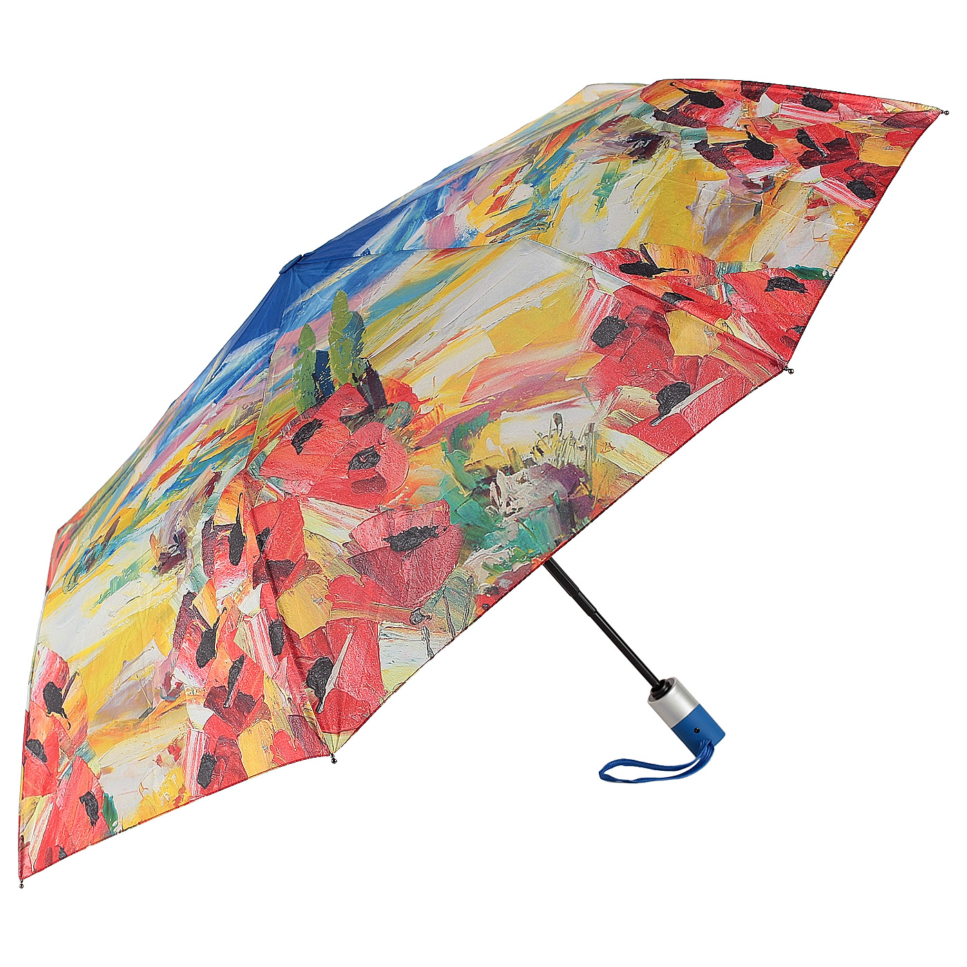 Raindrops Автоматический зонт с живописным принтом