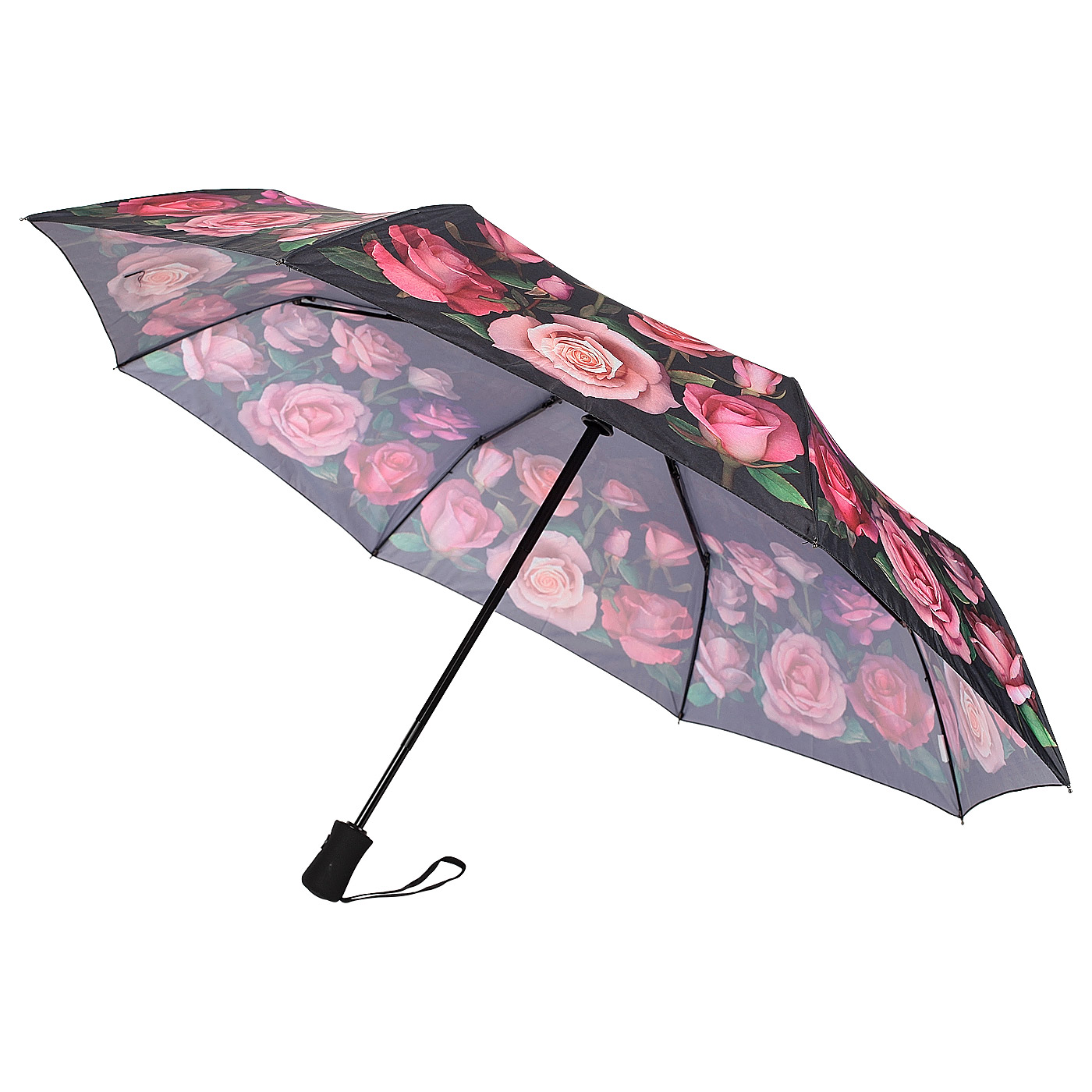 Автоматический зонт с выразительными розами Raindrops 
