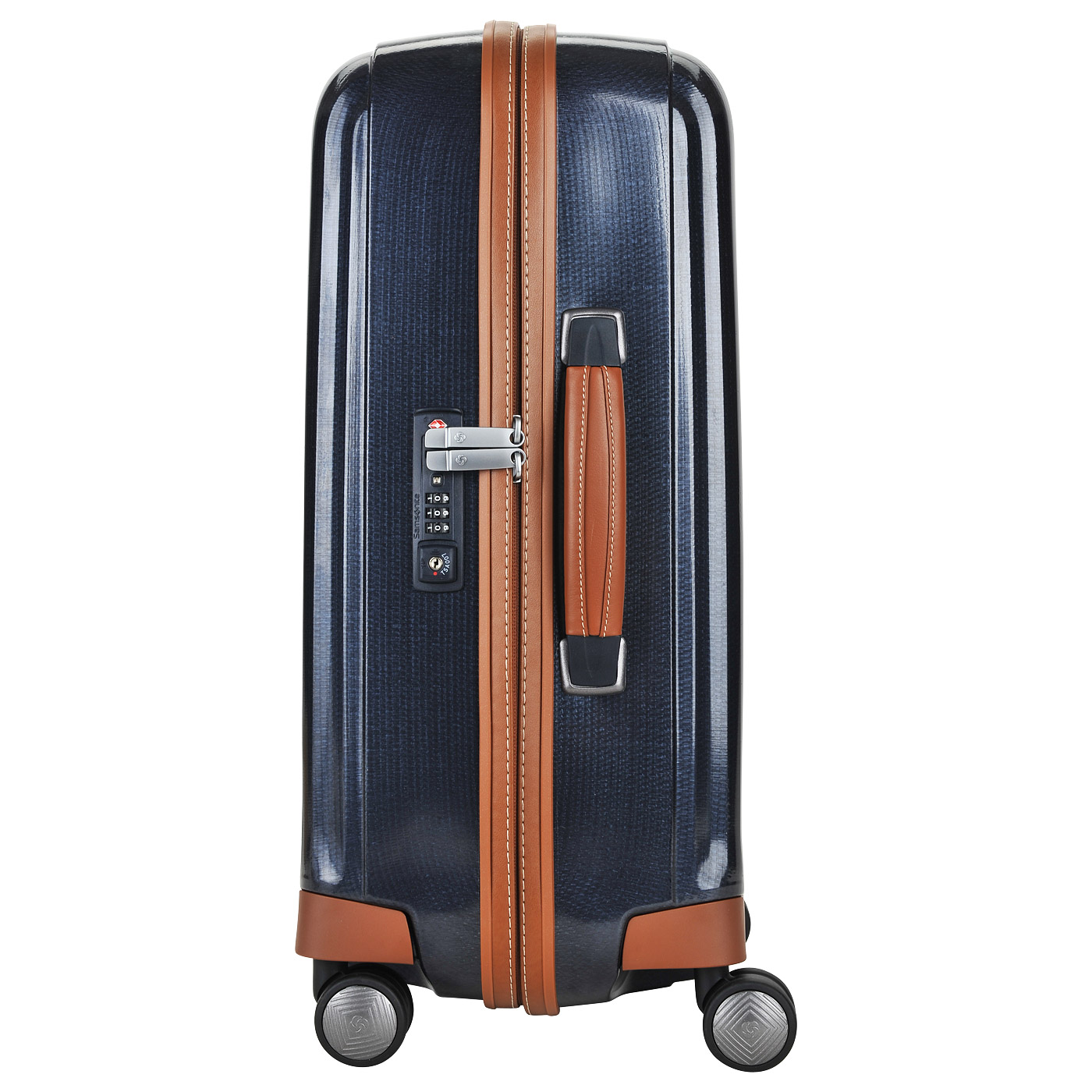 Чемодан маленький S из материала Curv с кодовым замком Samsonite Lite-Cube Dlx