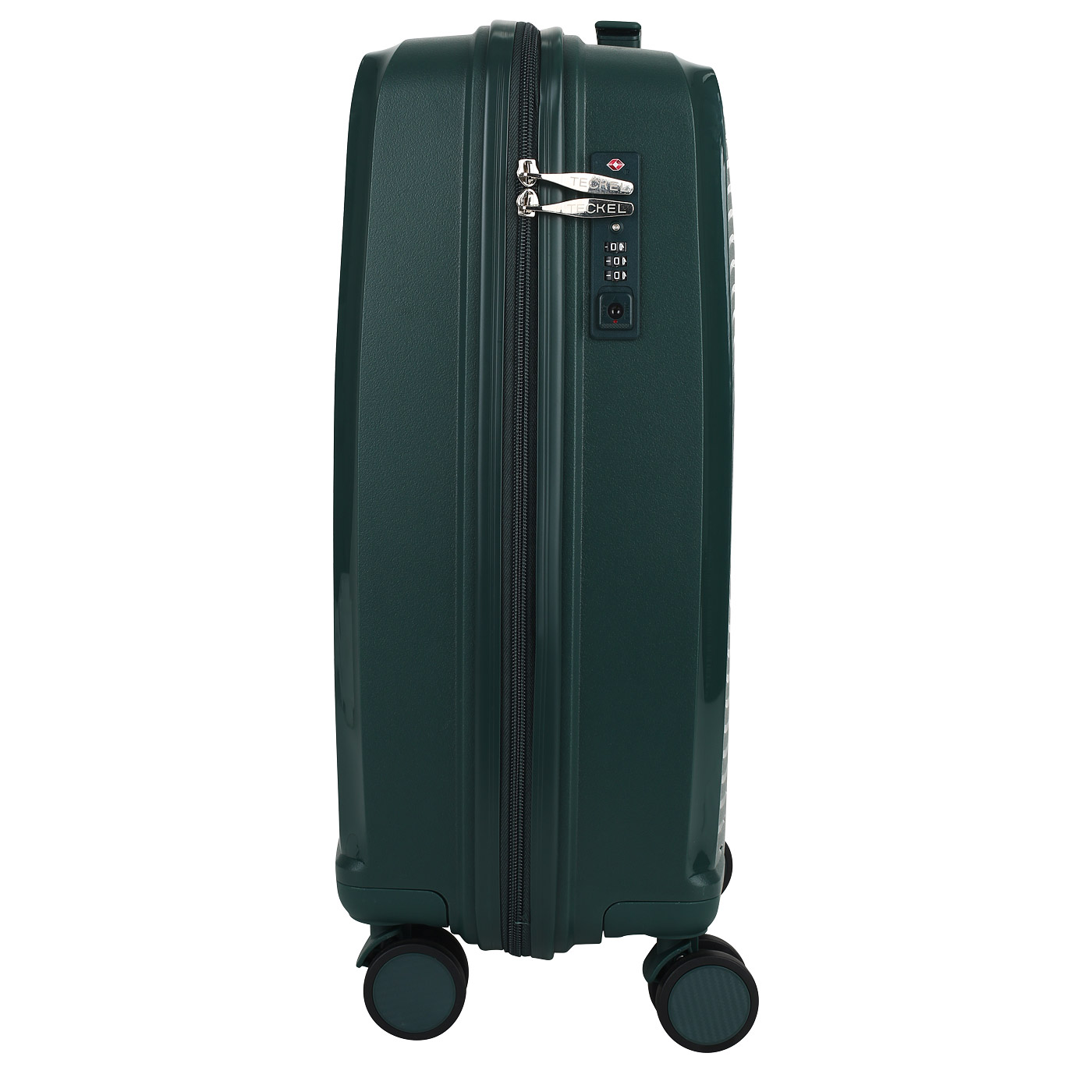 Чемодан маленький S из полипропилена с кодовым замком Teckel Skydriver