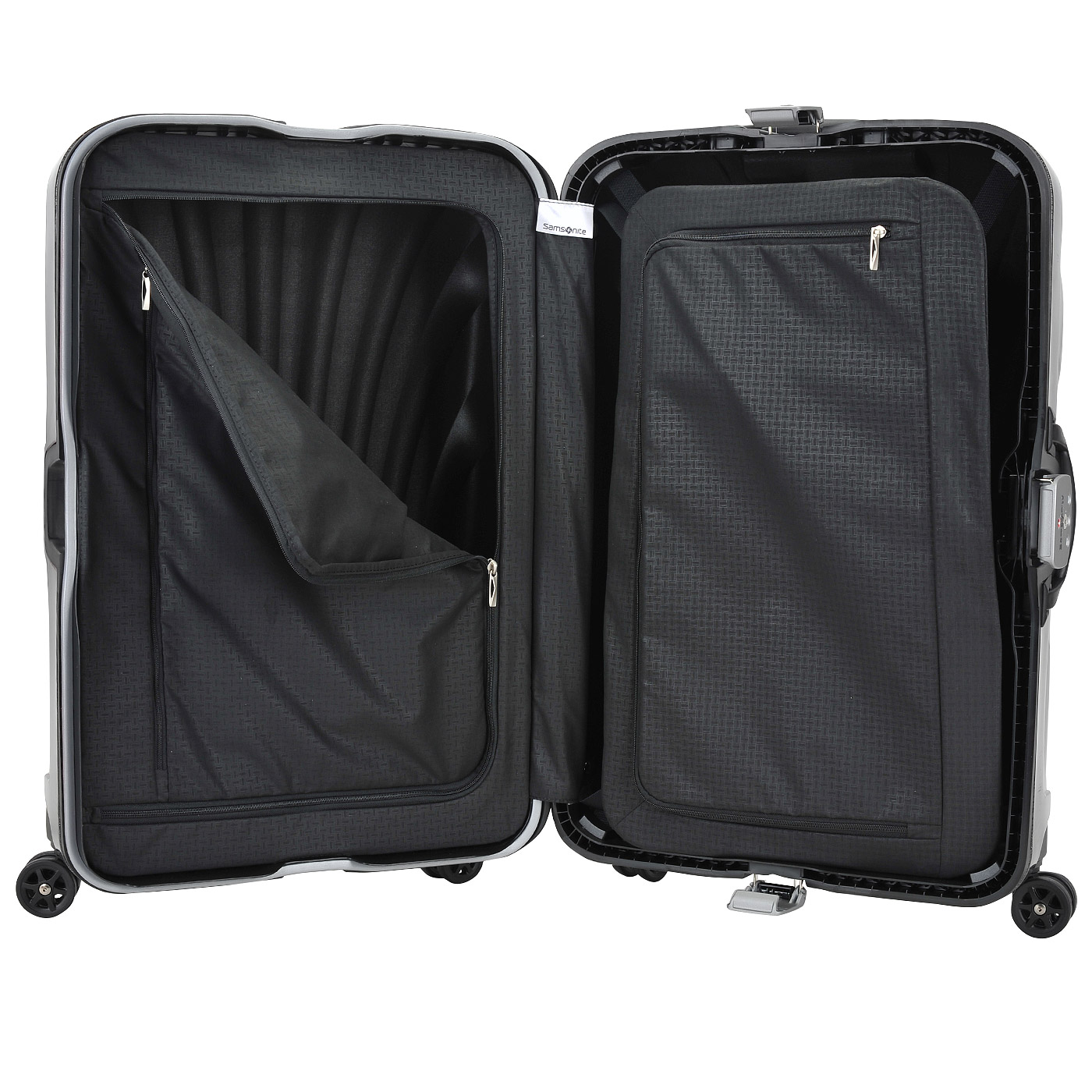 Чемодан средний M из материала Curv Samsonite Lite-Locked