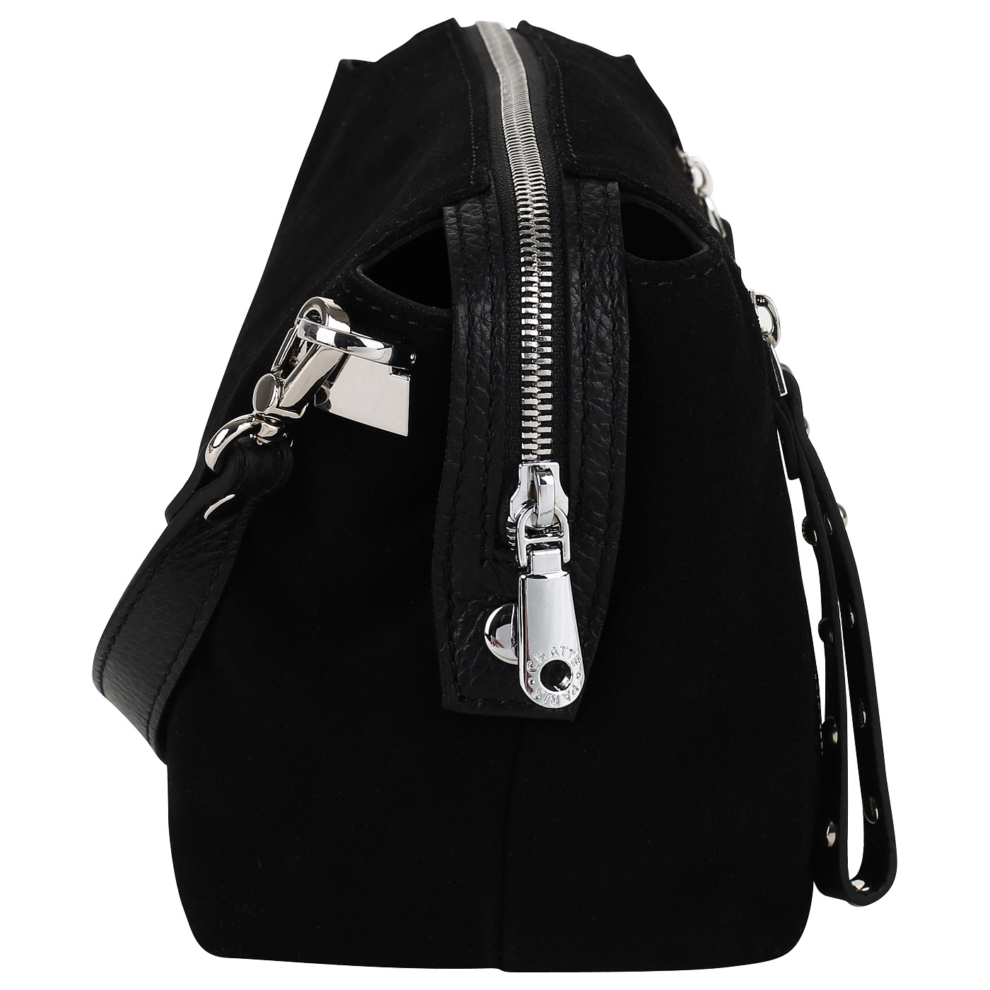 Велюровая сумка через плечо Chatte Marseille