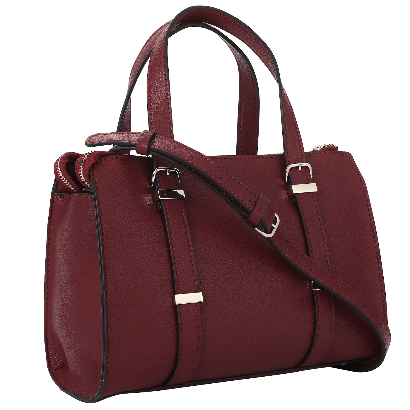 Красная сумка с тремя отделами Guess Eileen HWVG71 69050_crimson ...