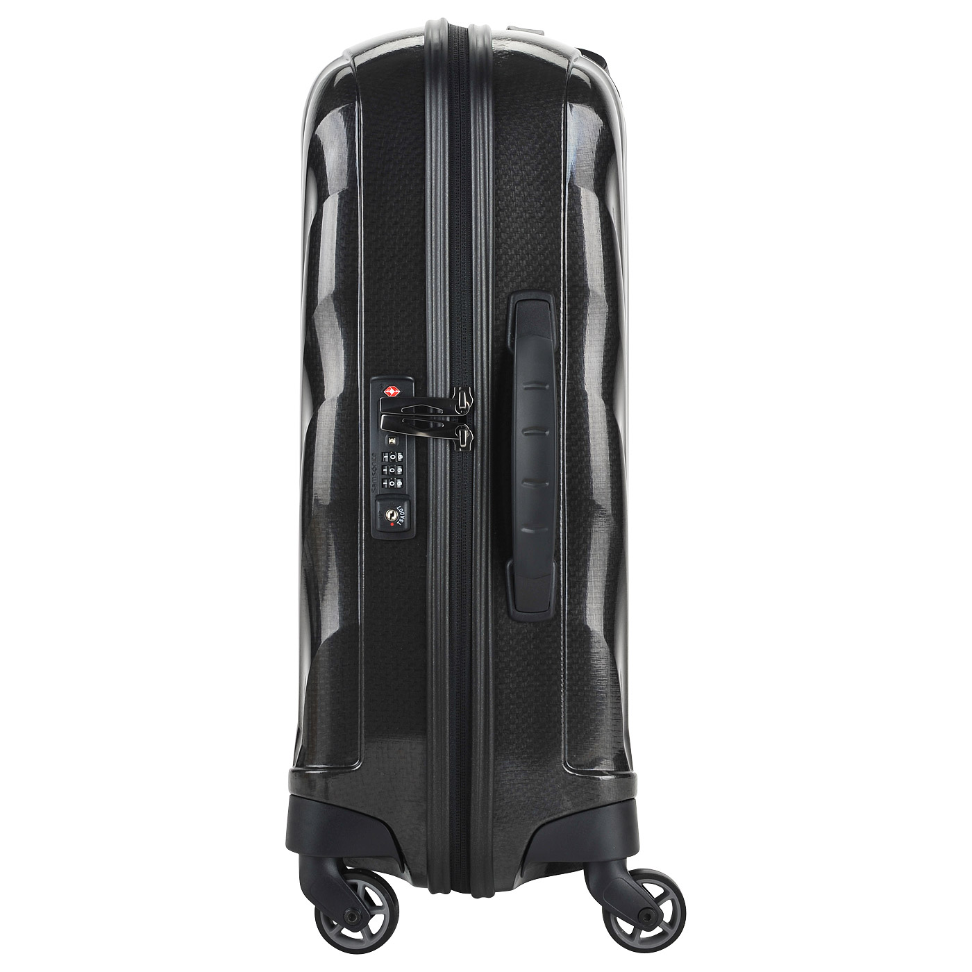 Чемодан для ручной клади из материала Curv с кодовым замком Samsonite Cosmolite