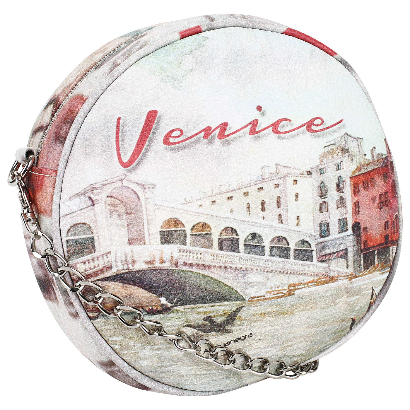 Круглая сумочка на молнии Acquanegra Venice