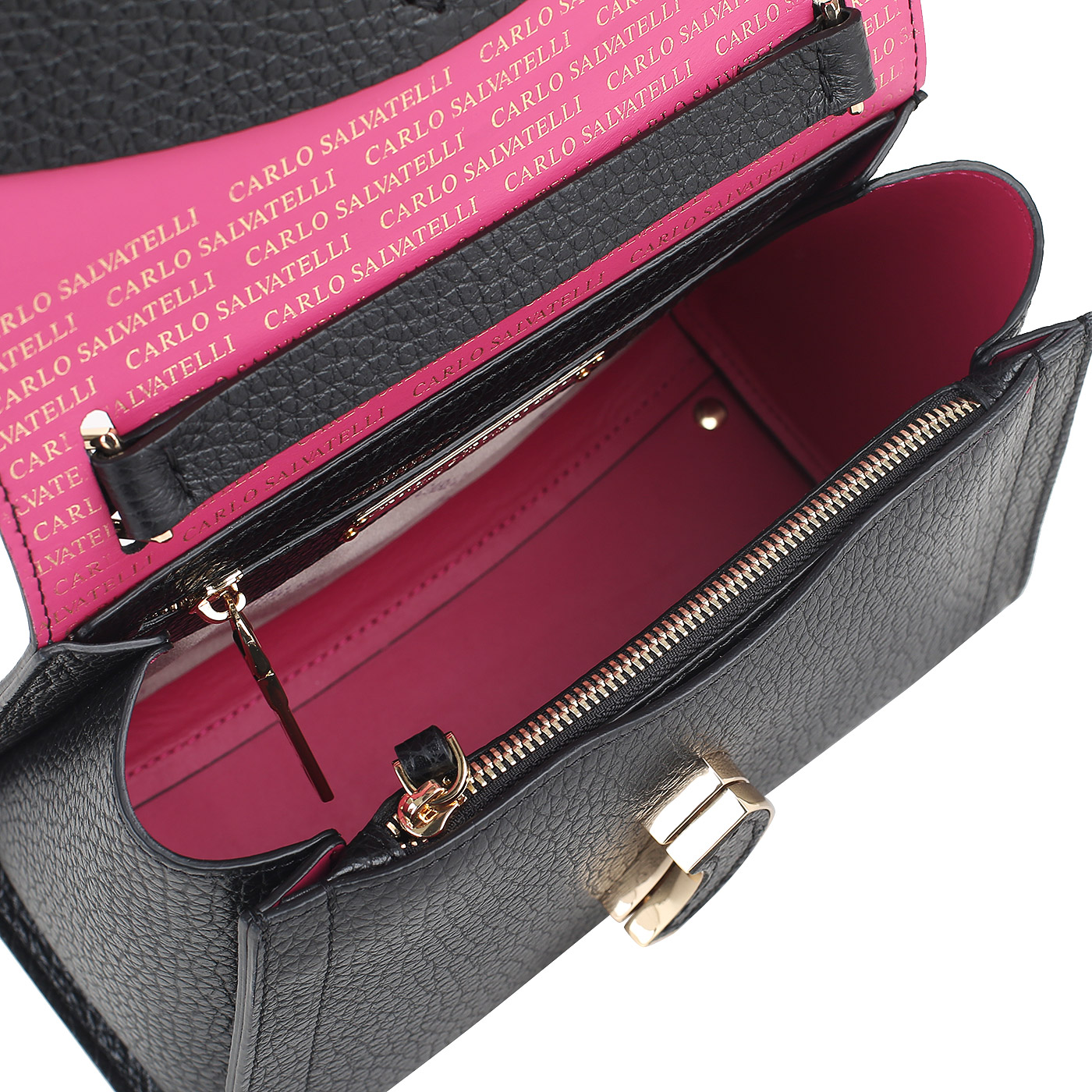 Кожаная сумка Carlo Salvatelli Leila cervino